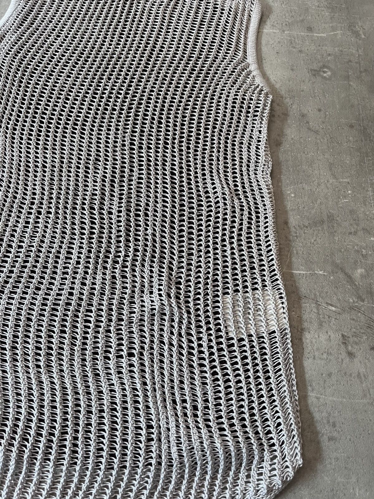 Acne Studios Acne Studios S/S 17 Kan Cotton tank top crochet Size US XS / EU 42 / 0 - 3 Thumbnail