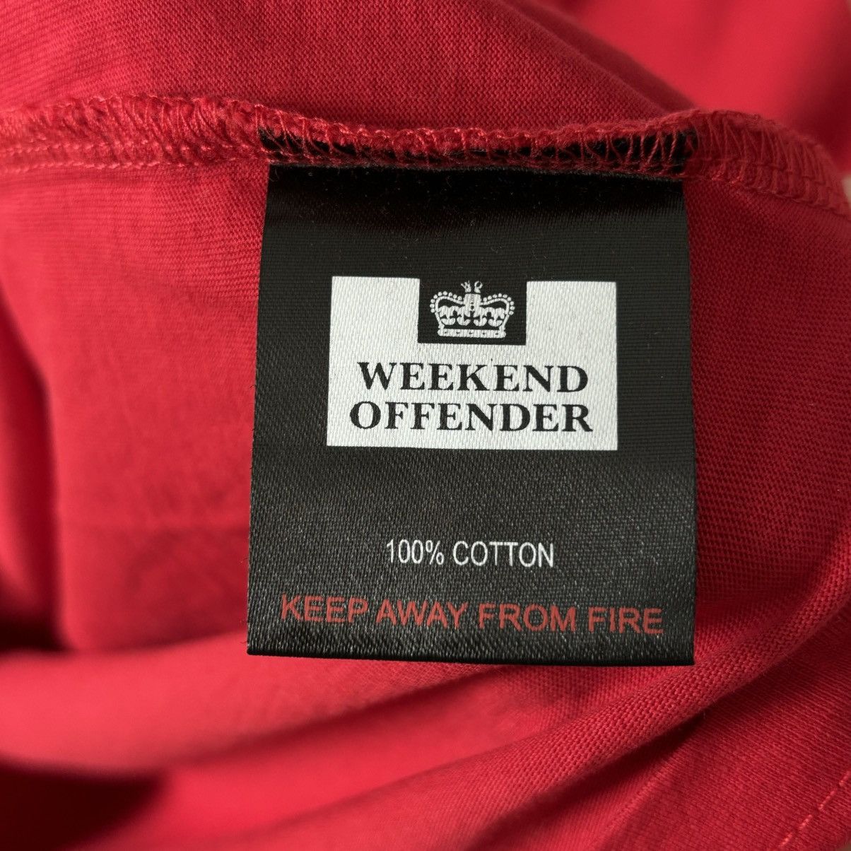 Weekend Offender Weekend Offender red t-shirt big logo 3xl casual streetwear Size US XXL / EU 58 / 5 - 4 Thumbnail