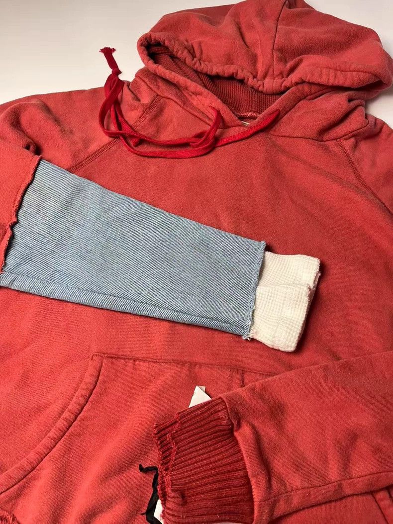 Greg Lauren greg lauren size 1 Splicing pure cotton hooded sweatshirt Size US S / EU 44-46 / 1 - 3 Thumbnail