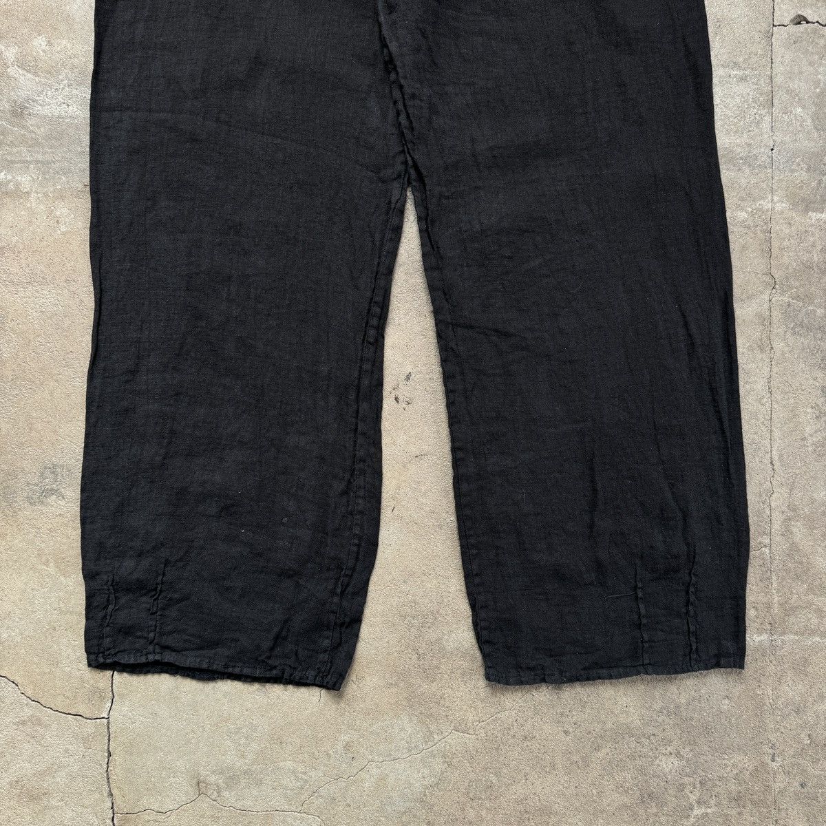 Vintage Vintage Italy Linen Baggy Fit Pants Size 27" / US 4 / IT 40 - 7 Thumbnail