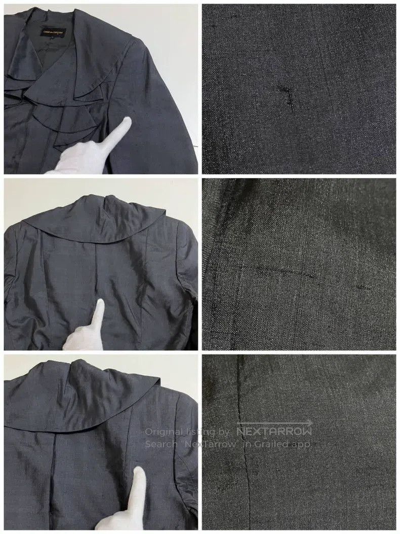 Comme des Garcons Comme Des Garcons Pleated Collar Jacket Size S / US 4 / IT 40 - 8 Thumbnail
