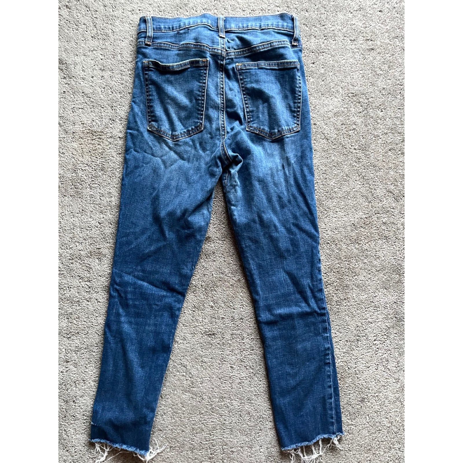 Gap Gap Jeans Skinny Denim 27 Women Blue Light Wash Stretch Inseam 23 30.5? Size 27" / US 4 / IT 40 - 4 Thumbnail