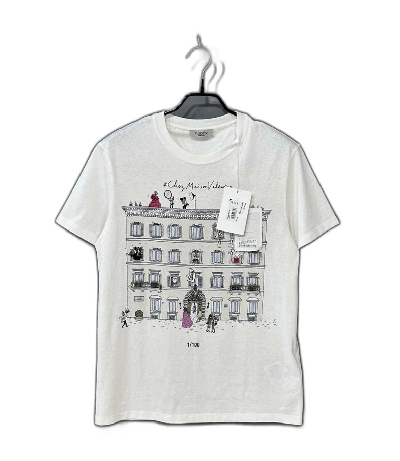 Valentino Valentino Cartoon Silhouette Short Sleeve Top Size XS / US 0-2 / IT 36-38 - 1 Thumbnail