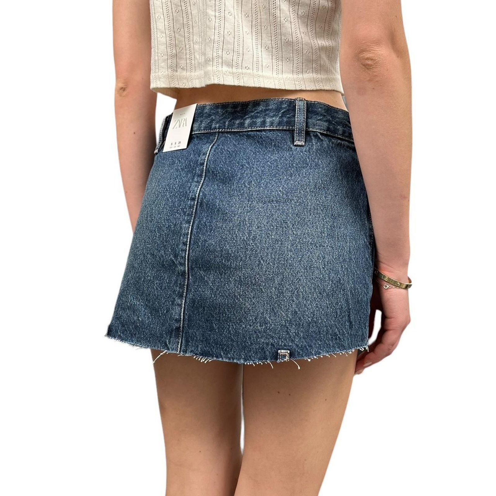 Zara denim skirt brand new Size 28" / US 6 / IT 42 - 6 Thumbnail