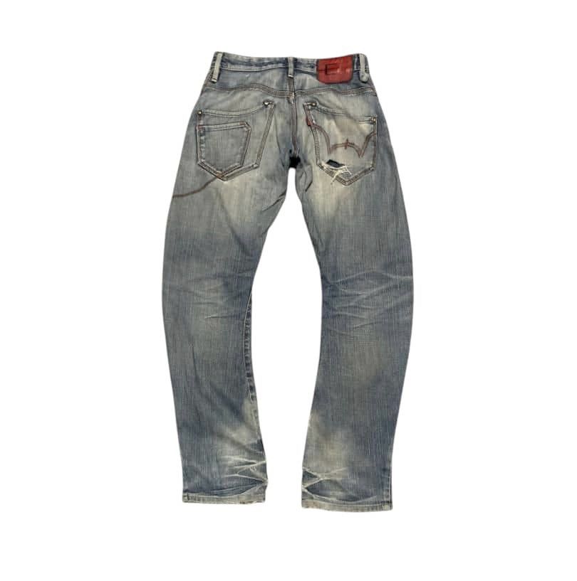 Edwin Vintage Edwin Curve Leg Jeans Distressed Size US 30 / EU 46 - 8 Thumbnail