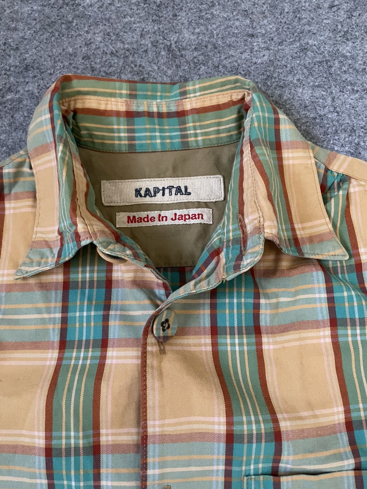 Kapital Kapital Short Sleeve Plaid Shirt Size US M / EU 48-50 / 2 - 3 Thumbnail