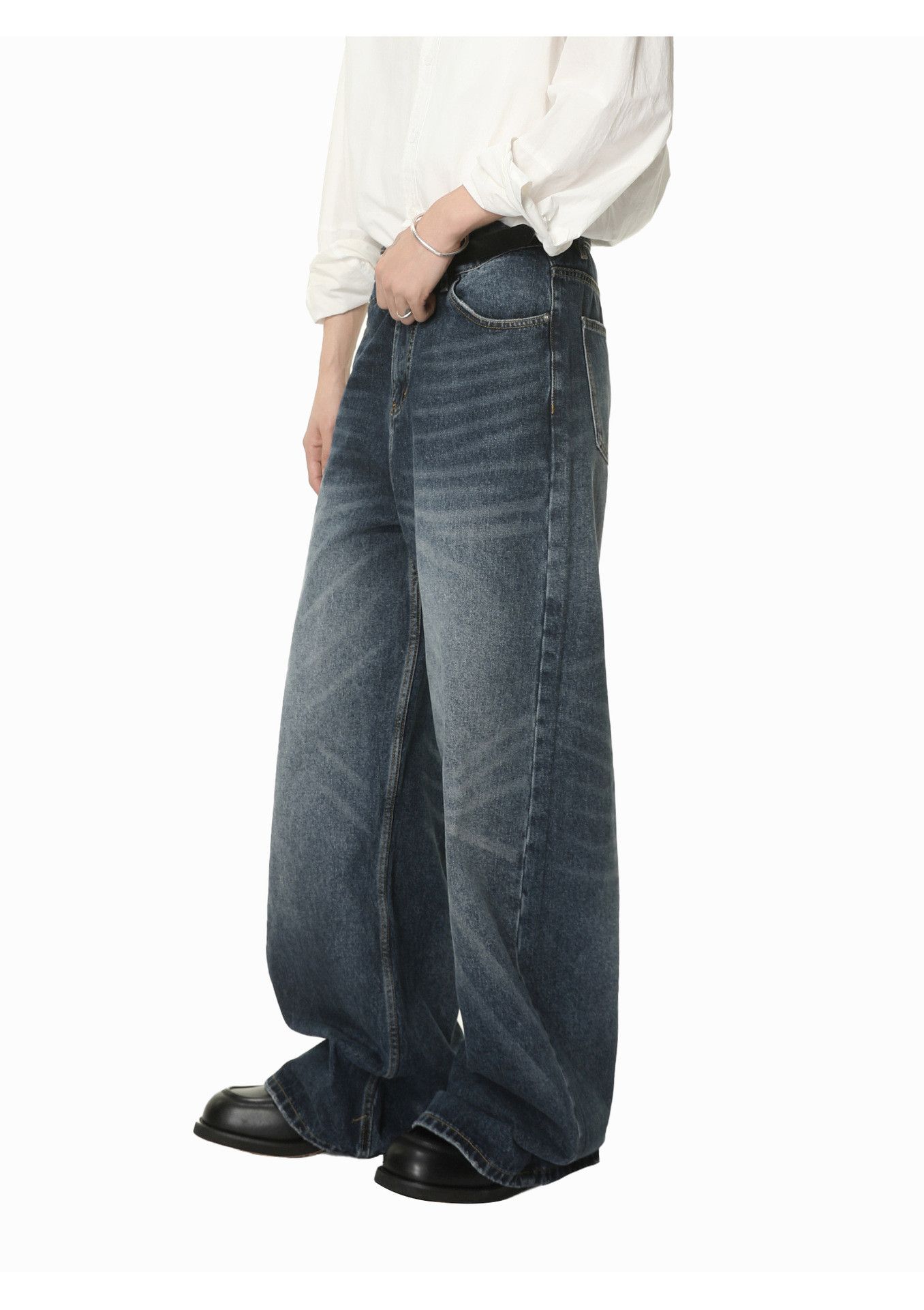 Japanese Brand Men's whiskered washed vintage Vibe jeans Size US 32 / EU 48 - 4 Thumbnail