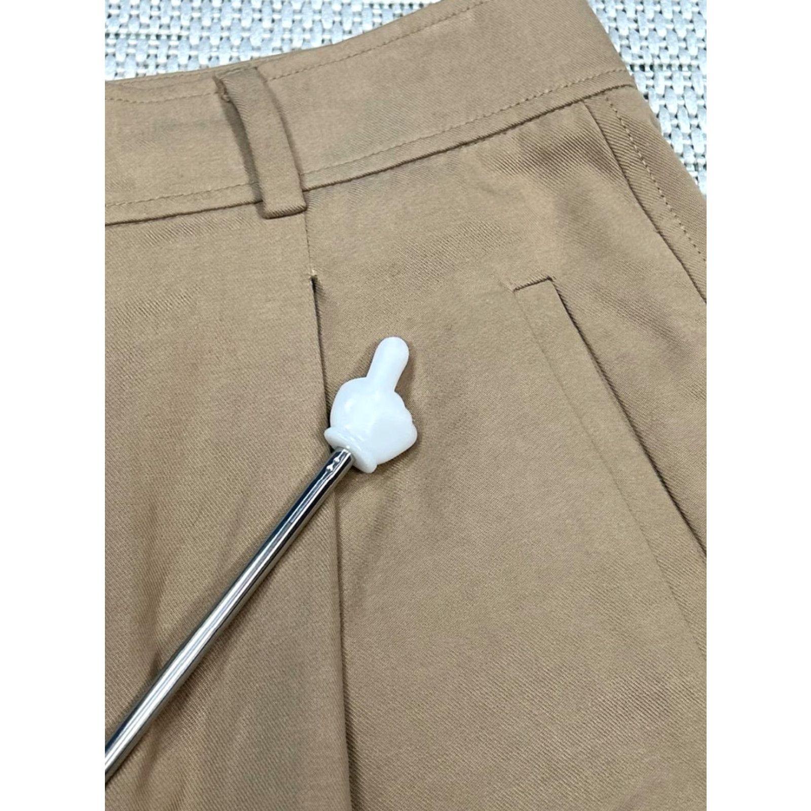 Everlane Everlane The Way High Drape Pants Womens 4 Beige Cotton High Rise Wide Leg Size 27" / US 4 / IT 40 - 7 Thumbnail