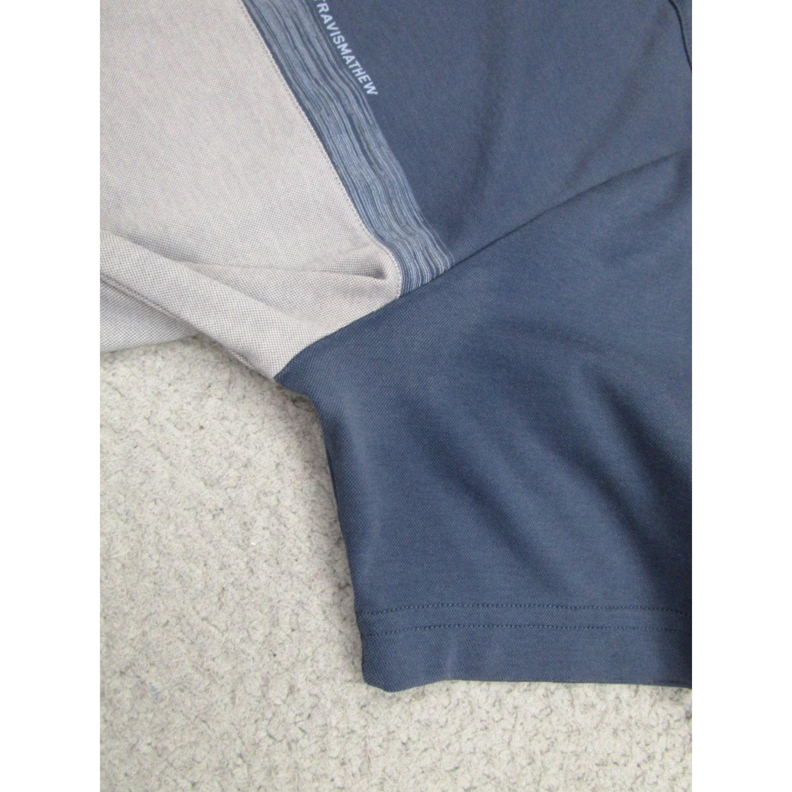 TravisMathew Travis Mathew Polo Shirt Mens M Blue Gray Golf Country Club 1959 Size US M / EU 48-50 / 2 - 4 Thumbnail