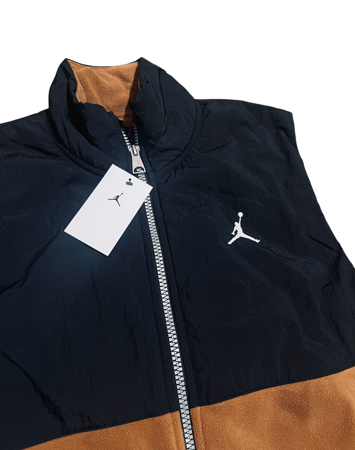 Jordan Brand Nike Air Jordan Vest Men Size Small Fleece Full Zip NWT Size US S / EU 44-46 / 1 - 2 Thumbnail