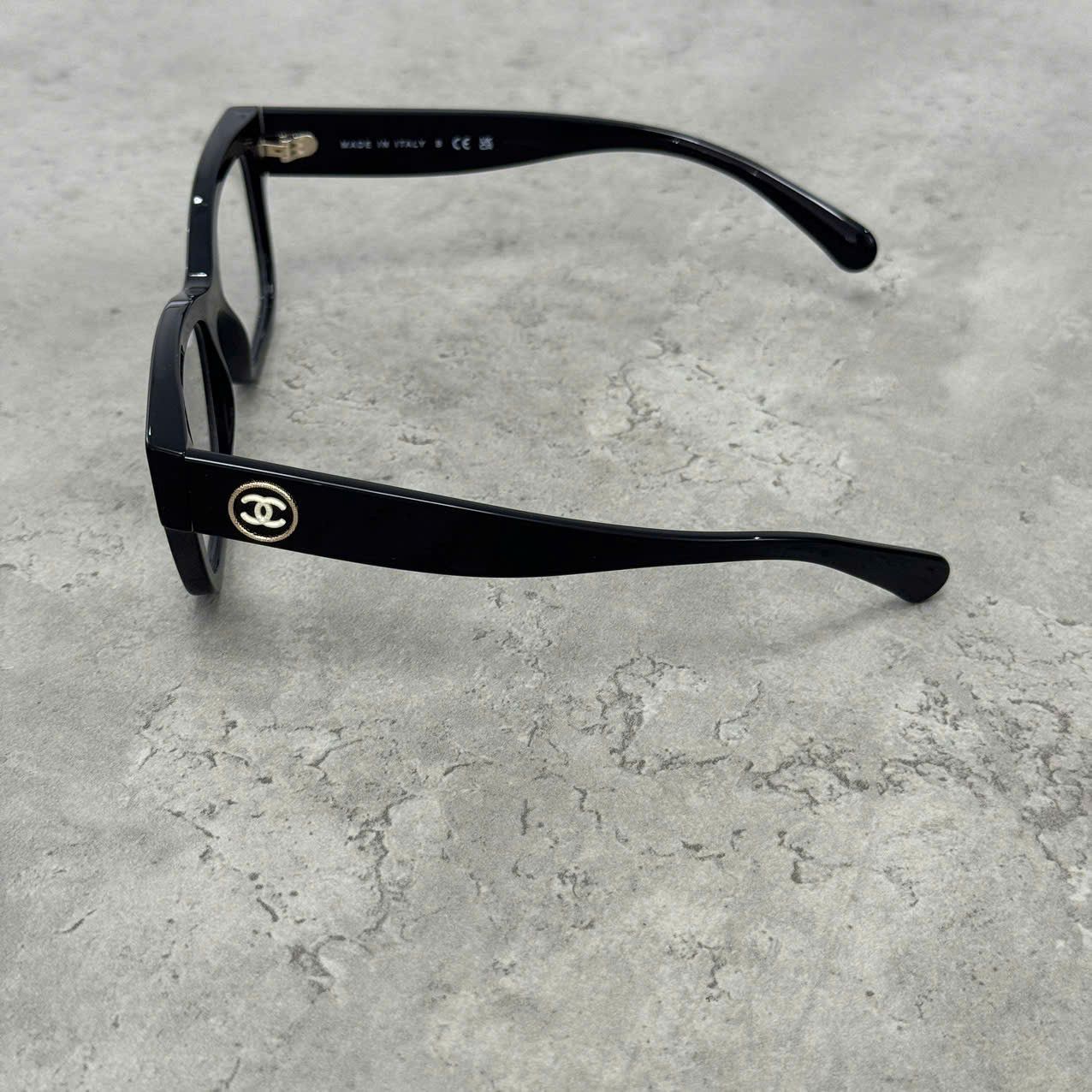 Chanel CHANEL 0CH3455 C622 Eyeglasses BLACK Size ONE SIZE - 5 Thumbnail