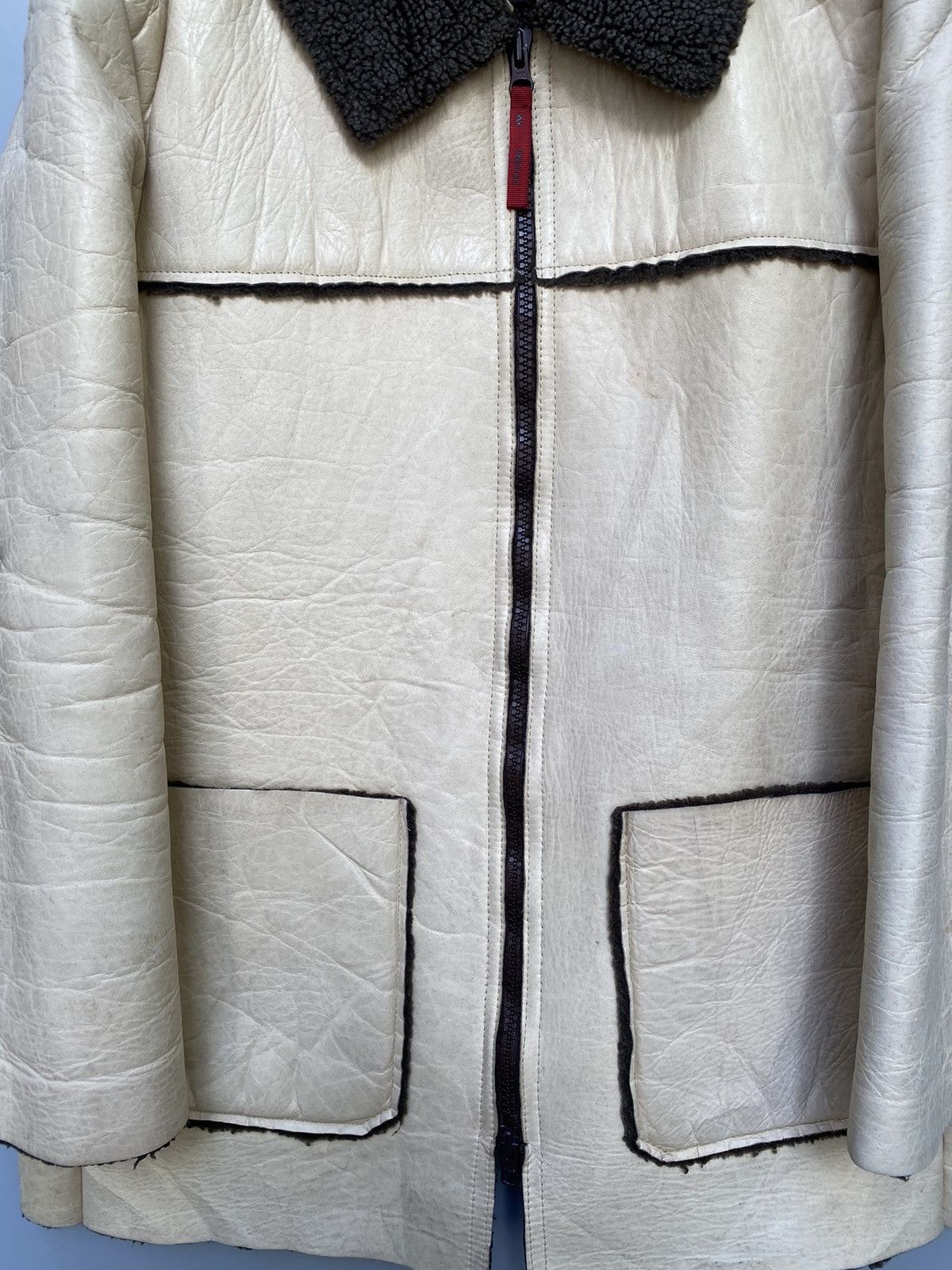 20471120 × Hysteric Glamour × Japanese Brand Archive 291295 Homme Shearling Leather Jacket Size US M / EU 48-50 / 2 - 7 Thumbnail