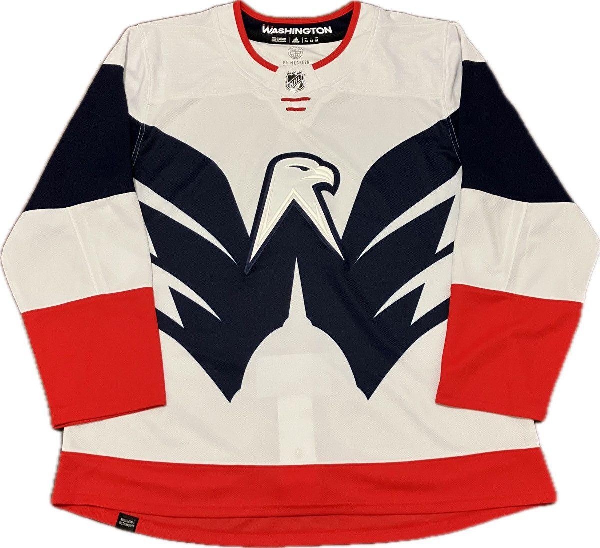 Adidas Washington Capitals 2023 SS Adidas NHL Hockey Jersey Size 54 Size US XL / EU 56 / 4 - 1 Preview