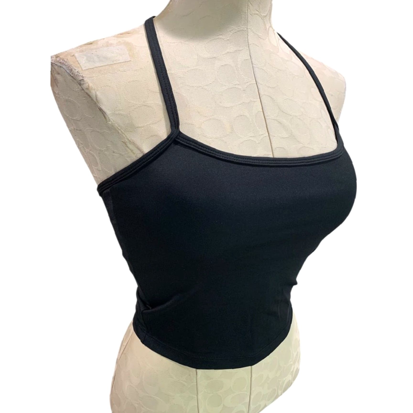 Vintage Small Long Line Black Built in Bra Light Support Camisole Camisole Women S Black Tank S Regular Light Support Built in Bra Long Line Camisole Size ONE SIZE - 5 Thumbnail