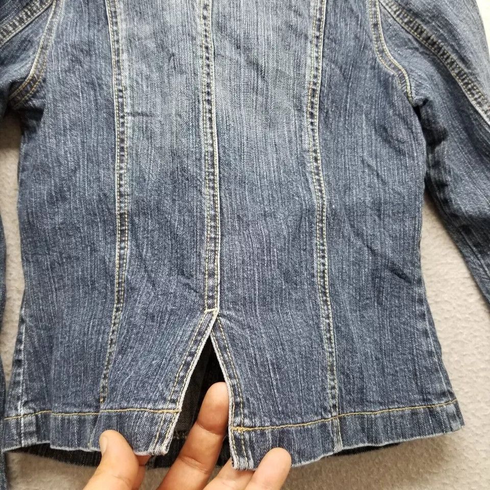 Other Papaya Jacket Womens Medium Blue Denim Pockets Casual Size M / US 6-8 / IT 42-44 - 9 Thumbnail