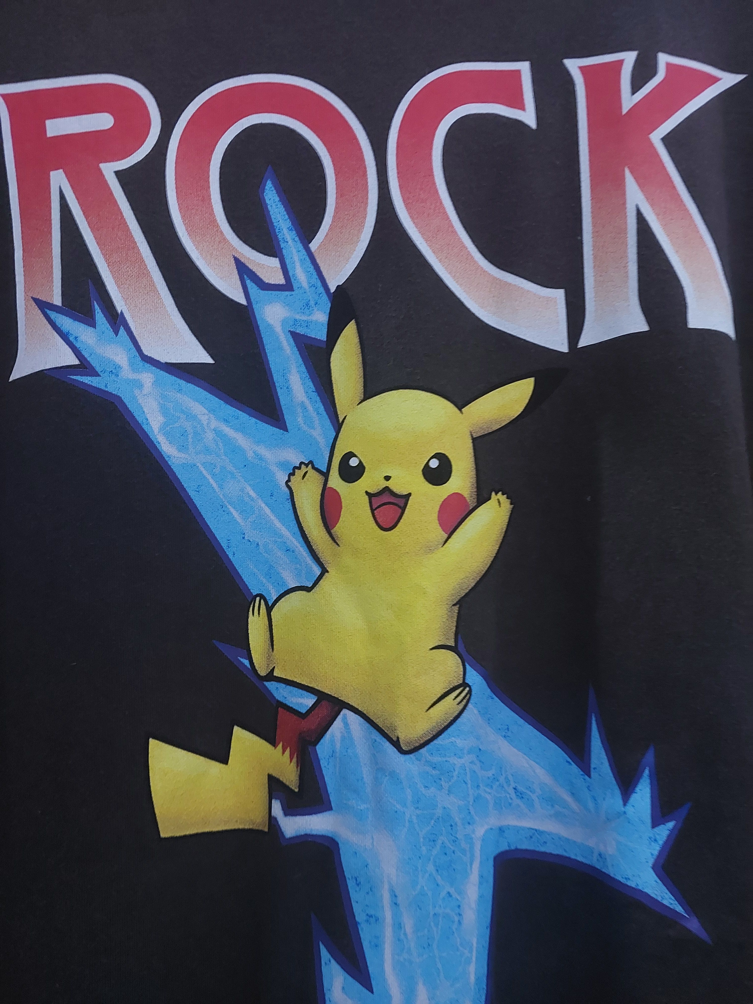 Pokemon PIKACHU X ROCK IN JAPAN FEST 2019 ANIME T-SHIRT Size US XL / EU 56 / 4 - 5 Thumbnail