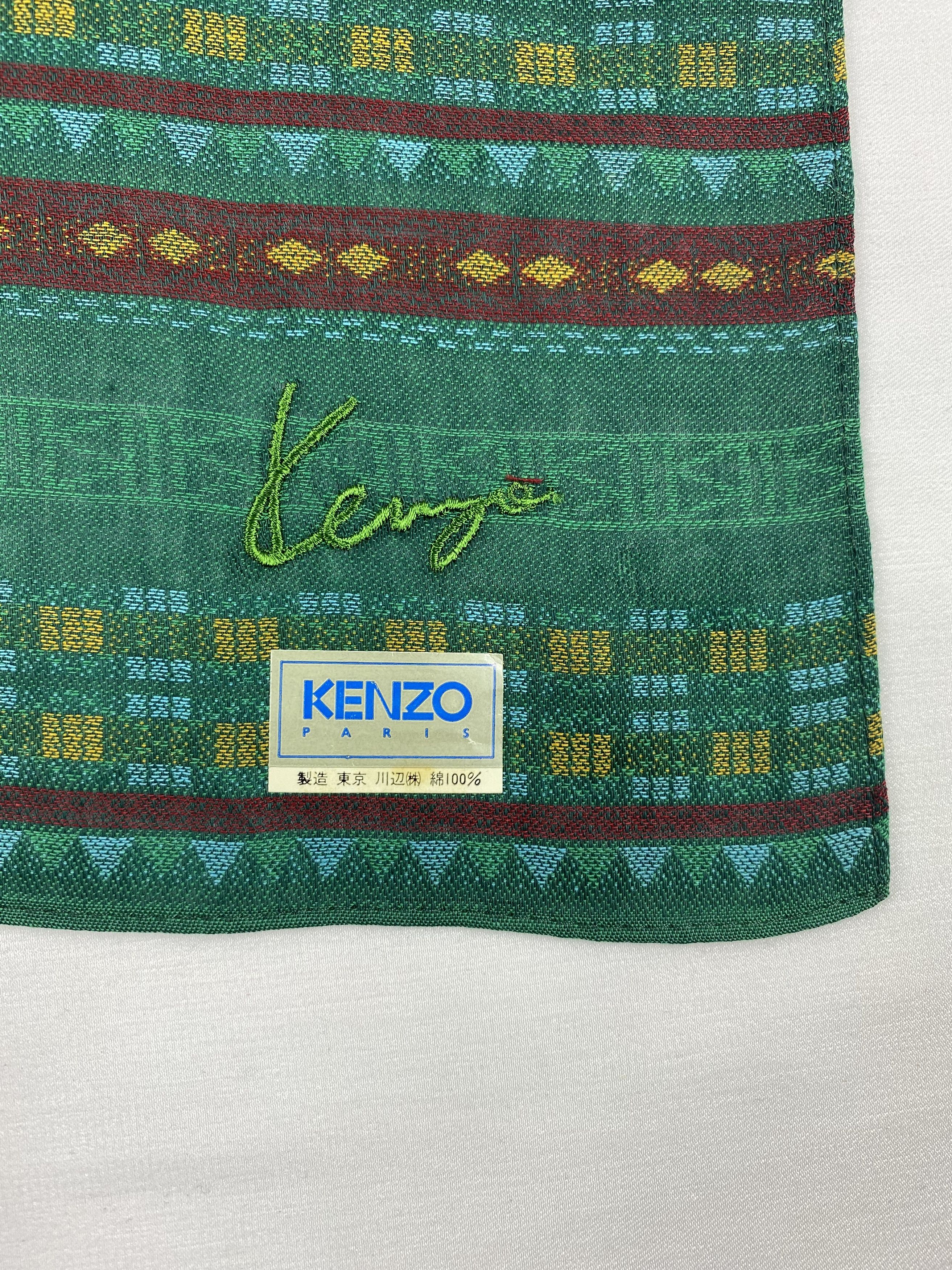 Kenzo × Vintage Kenzo Handkerchief / Bandana / Neckerchief Size ONE SIZE - 5 Thumbnail