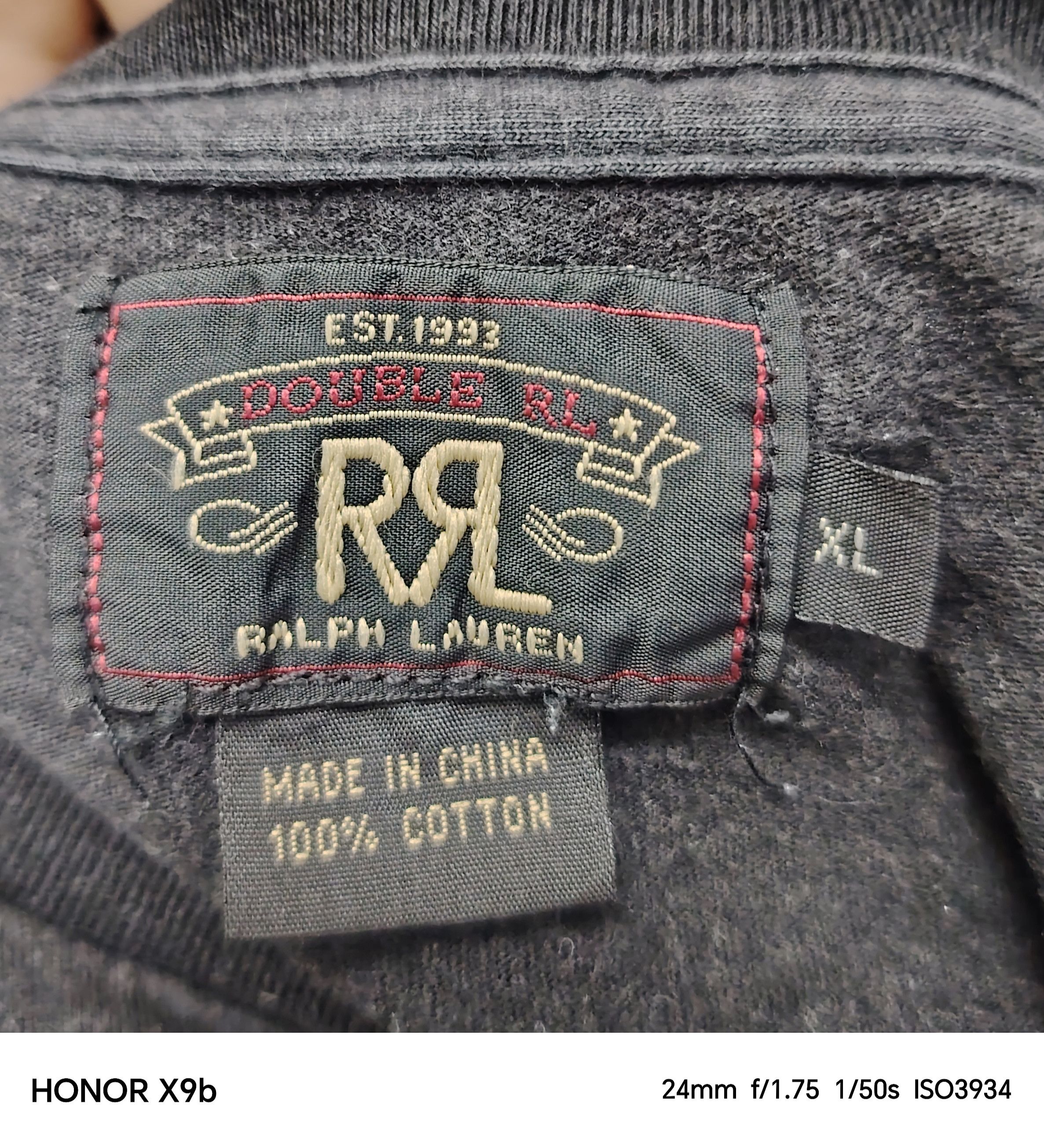 Ralph Lauren Vintage Ralph Lauren Denim Tshirt Size US XL / EU 56 / 4 - 7 Thumbnail