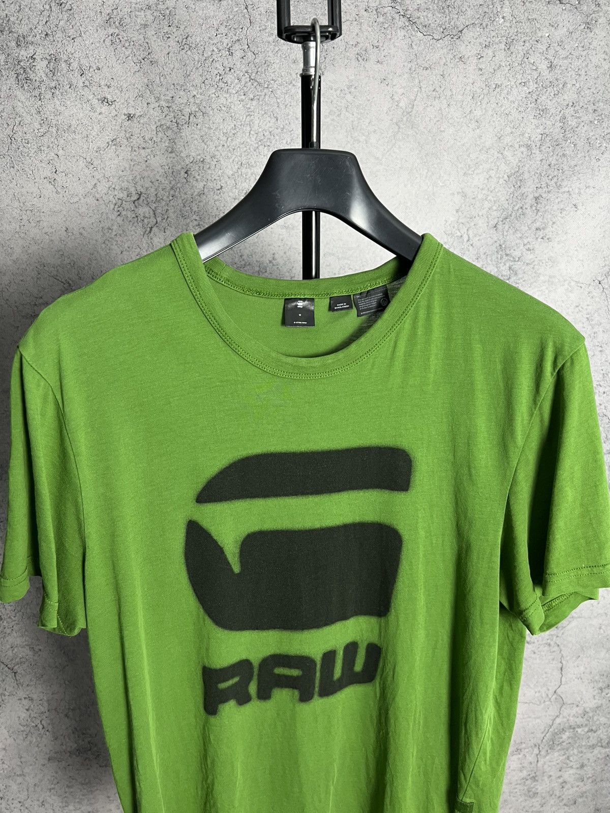 G-Star G-Star Raw Y2K T-Shirt Big Logo Men Tee Green Size US M / EU 48-50 / 2 - 2 Thumbnail
