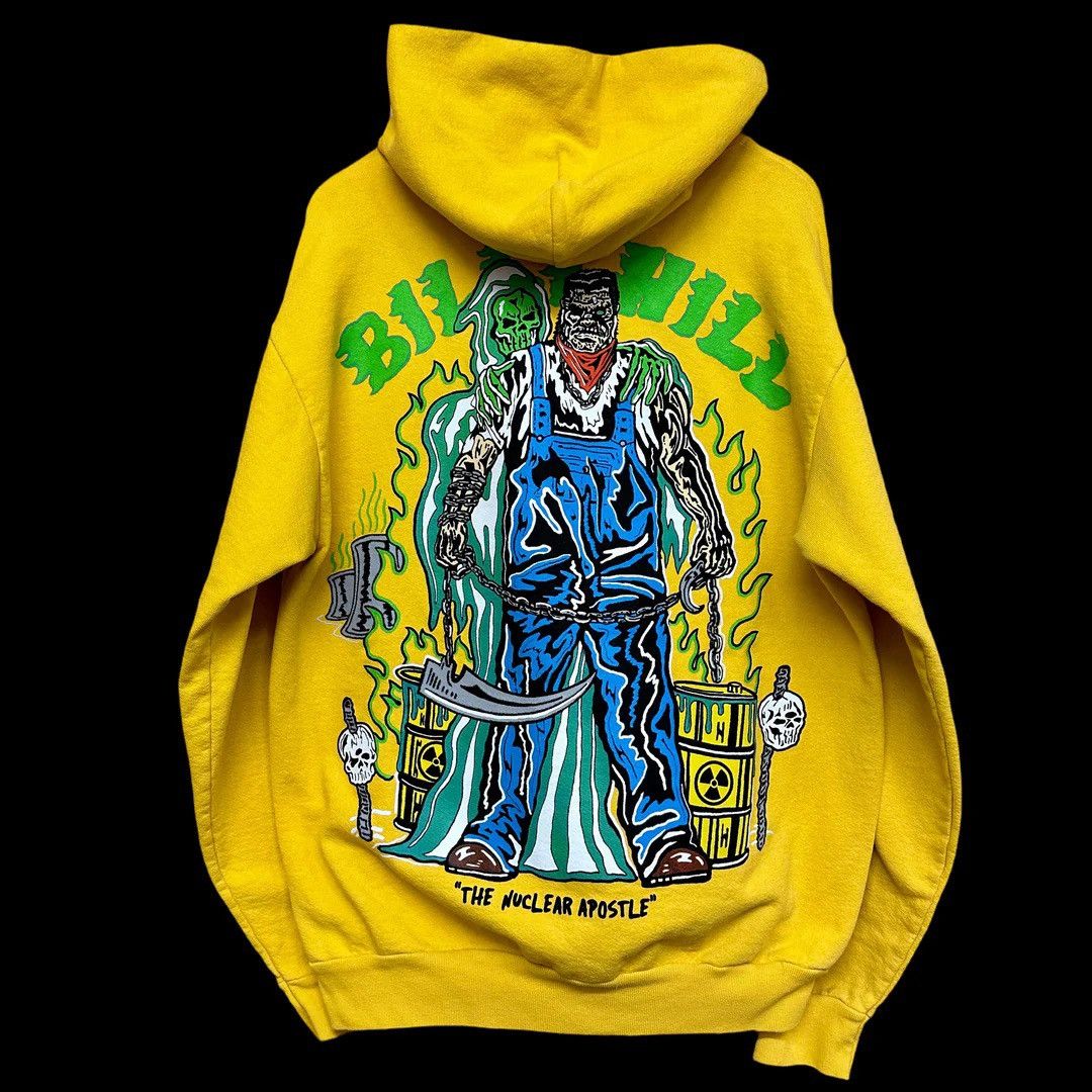 Pre-owned Warren Lotas Billy Hill Nuclear Apostle Hoodie Yellow Green