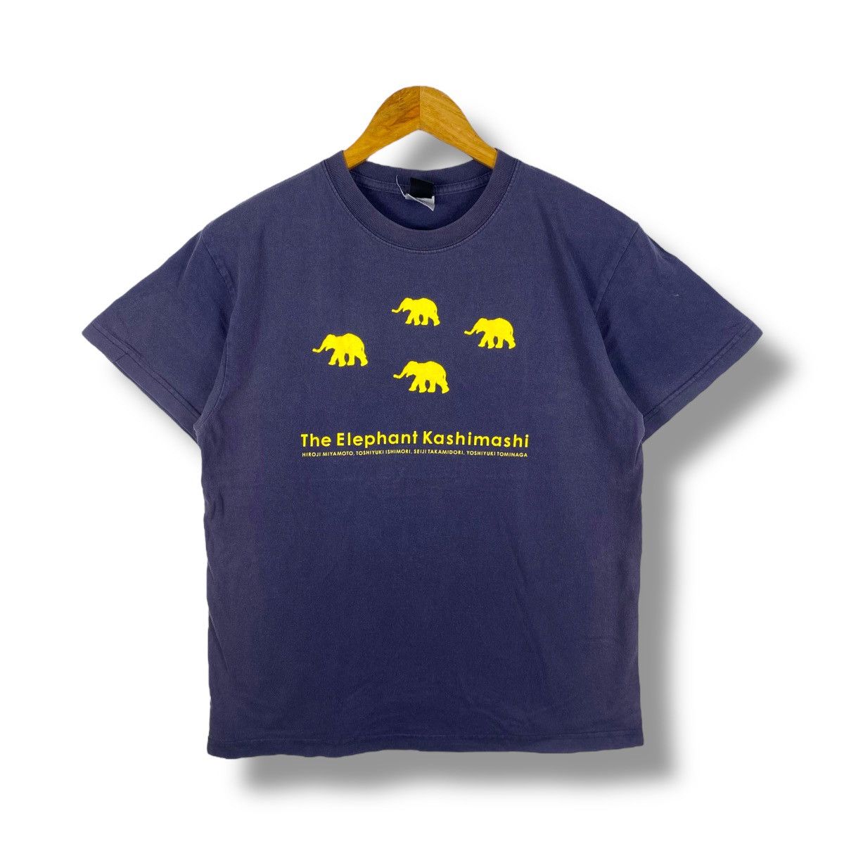 Band Tees Japanese Band THE ELEPHANT KASHIMASHI Graphic Faded Tee Size US M / EU 48-50 / 2 - 1 Thumbnail