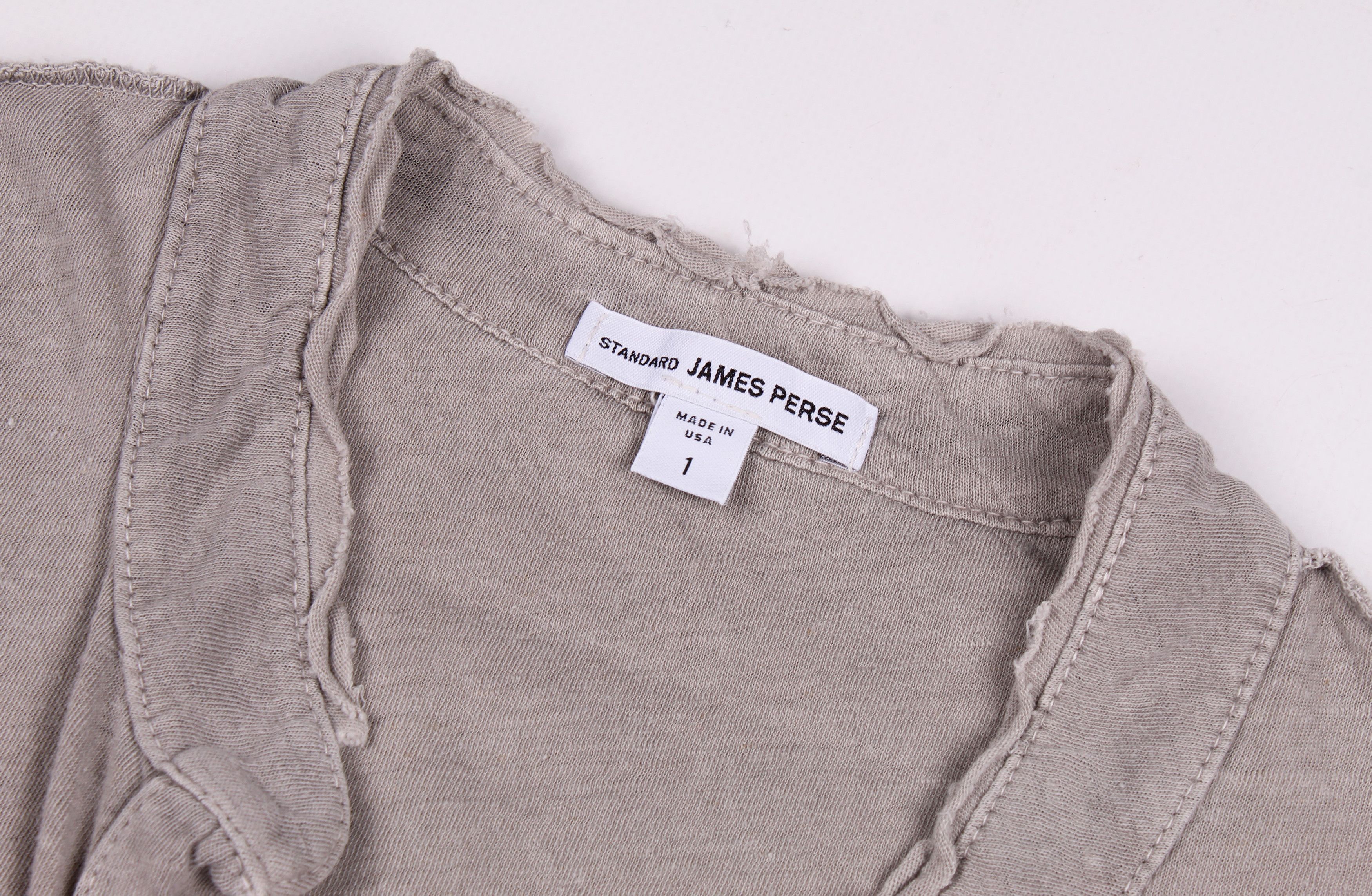James Perse James Perse Avant Garde Washed Asymmetrical Shirt Top Size M / US 6-8 / IT 42-44 - 3 Thumbnail