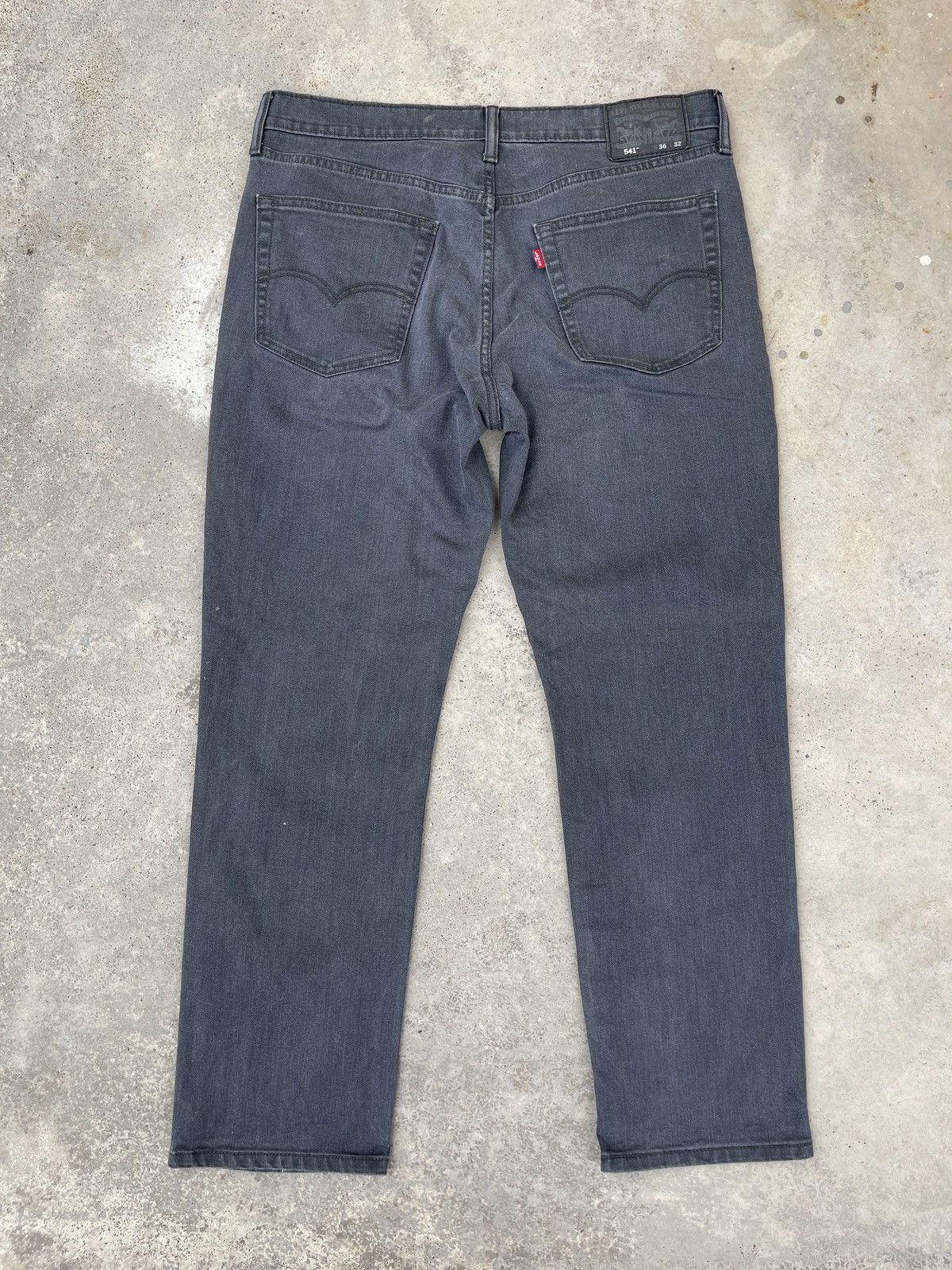 Levi's × Vintage Vintage 90s Levis 541 Faded Black Jeans Size US 38 / EU 54 - 3 Thumbnail
