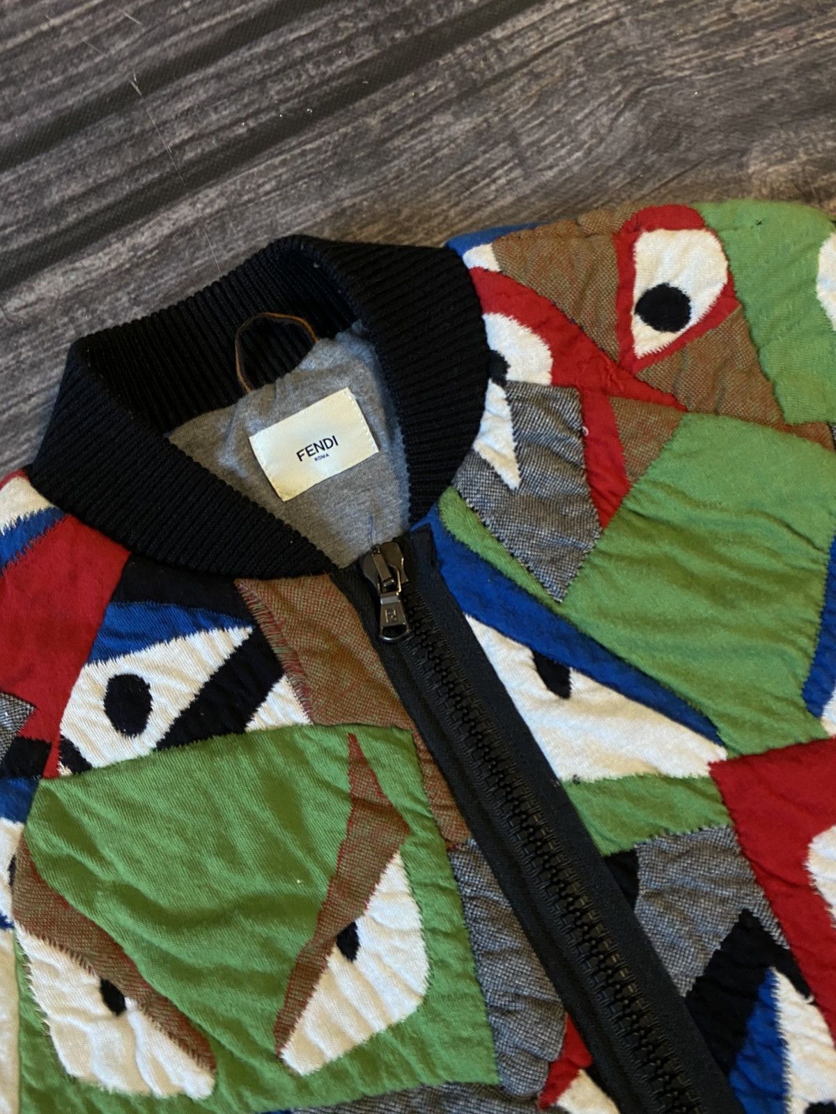 Fendi Fendi Geometric Eyes Monogram Men’s Jacket Size US S / EU 44-46 / 1 - 3 Thumbnail