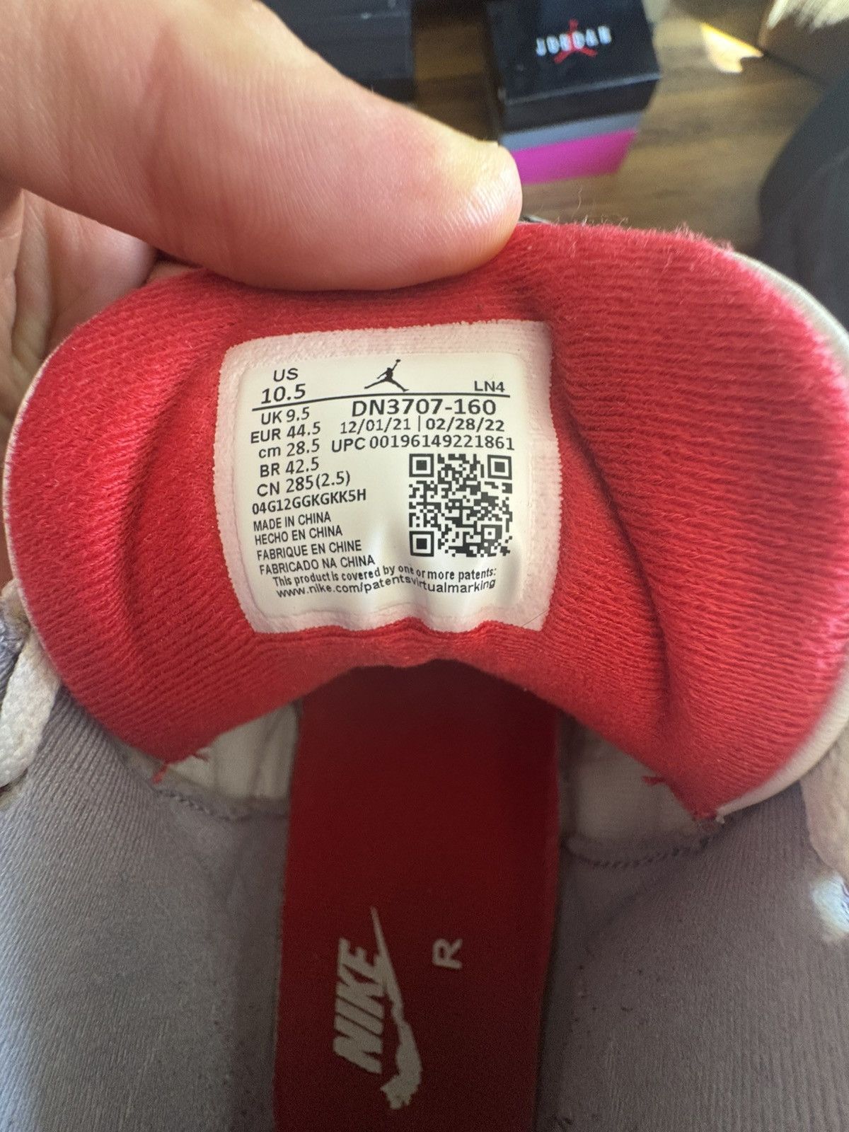 Jordan Brand Jordan 3 “Fire Red” 2022 Size US 10.5 / EU 43-44 - 6 Thumbnail
