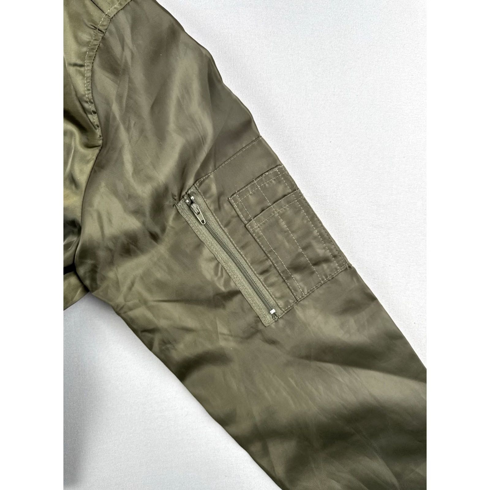 Phat Farm VINTAGE Y2K Phat Farm MA1 Bomber Jacket Olive Green Flight Jacket M Mens Size US M / EU 48-50 / 2 - 6 Thumbnail