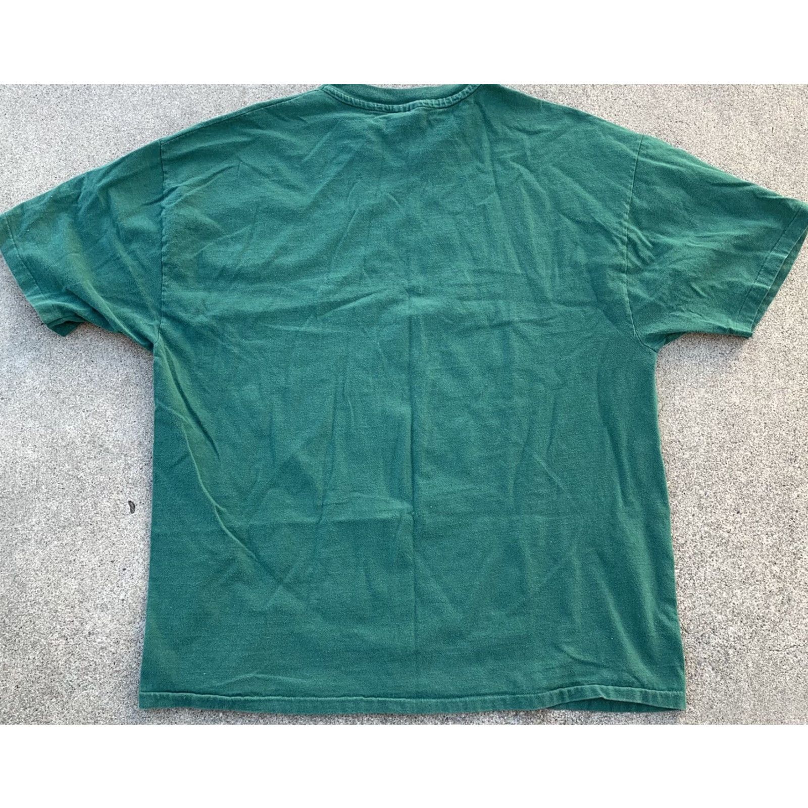 Hanes vintage Hanes California Culinary Academy t-shirt graphic tee 1990s single stitch XXL Green Cotton crew neck short sleeve Men Size US XXL / EU 58 / 5 - 4 Thumbnail