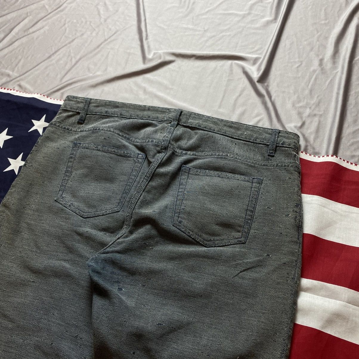 Acne Studios × Japanese Brand Rarest Ance Studios distressed inside out avant-garde jeans Size US 32 / EU 48 - 11 Thumbnail