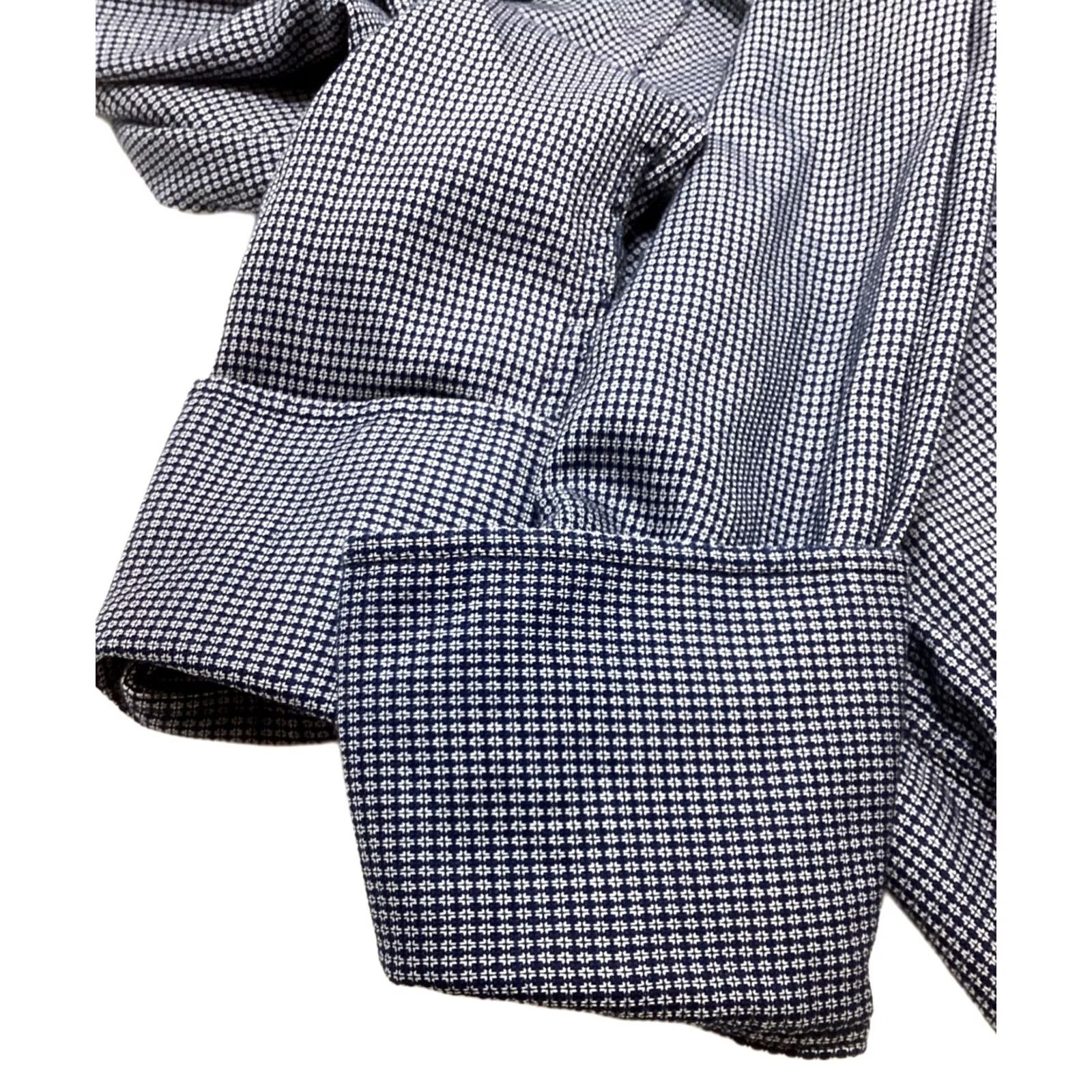 Dsquared2 DSQUARED2 Button-Up Shirt Navy Men 46 100% Cotton Western Style Size US XXL / EU 58 / 5 - 4 Thumbnail