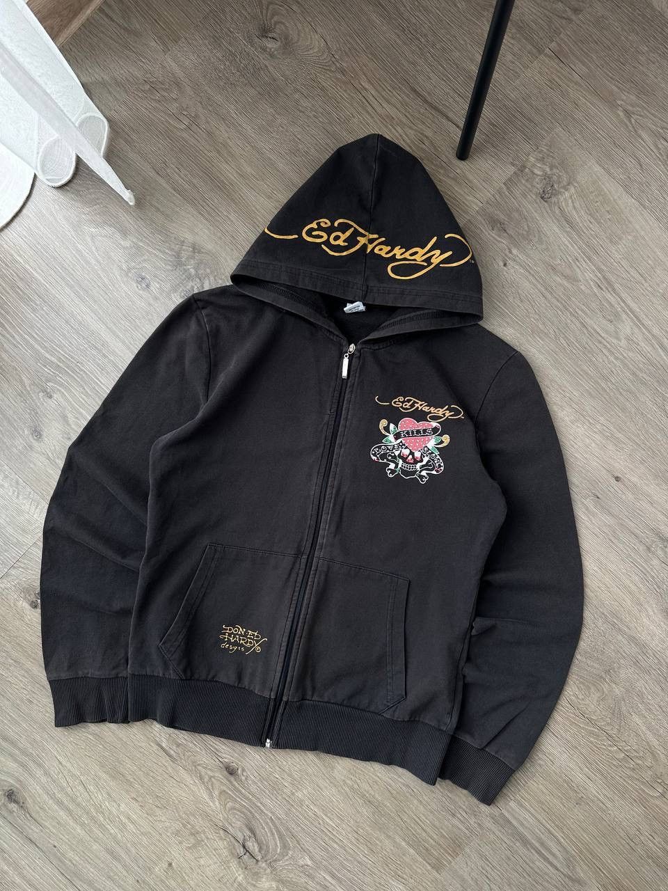 Ed Hardy Vintage Ed Hardy Christian Audigier W’S Hoodie Size S / US 4 / IT 40 - 5 Thumbnail