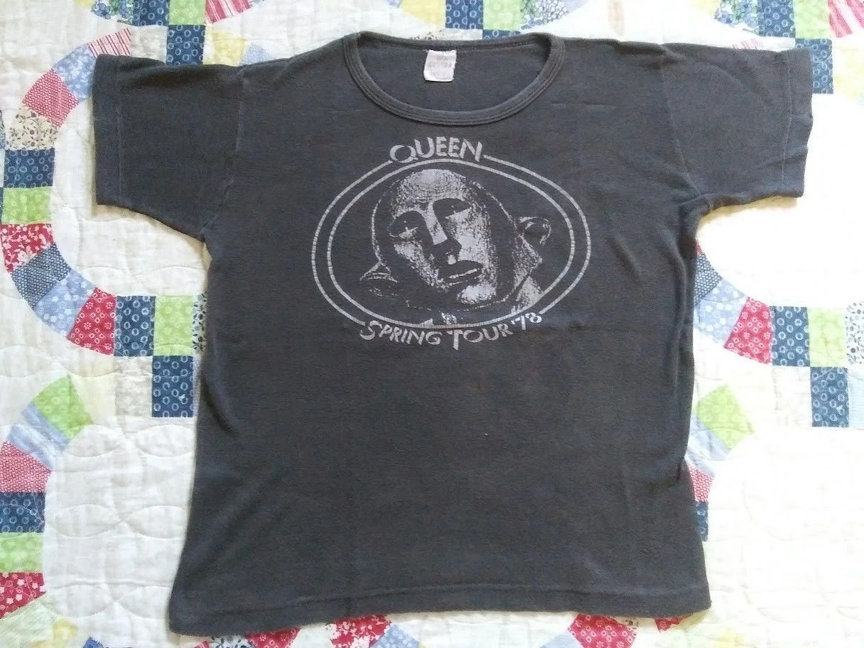 Vintage Original Queen Band Spring Tour 1978 T-shirt