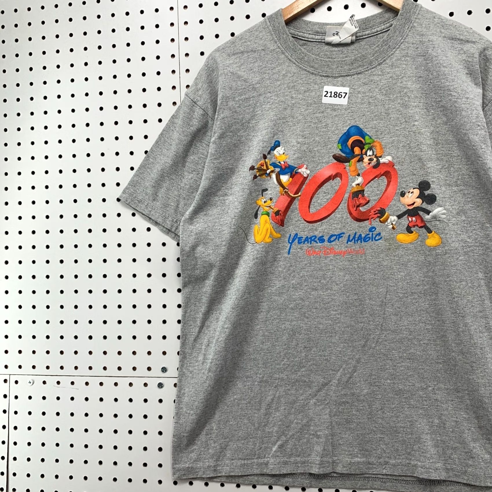 Disney VINTAGE Disney Shirt Gray 100 Years Of Noguchi Mens Medium Cartoon Tee Shirt Size US M / EU 48-50 / 2 - 3 Thumbnail