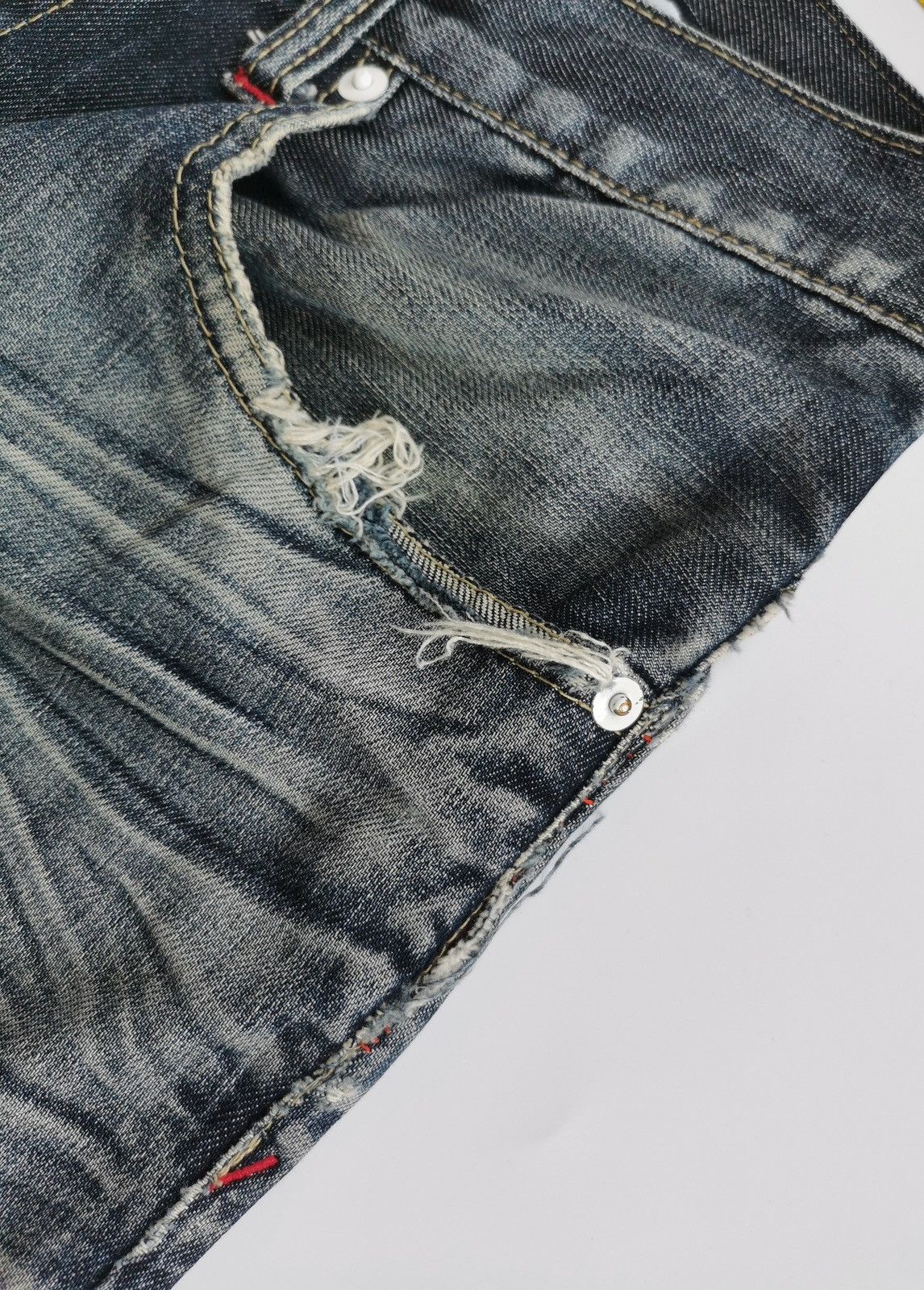 Boycott Boycott Japan Faded Distressed Jeans Size US 30 / EU 46 - 4 Thumbnail