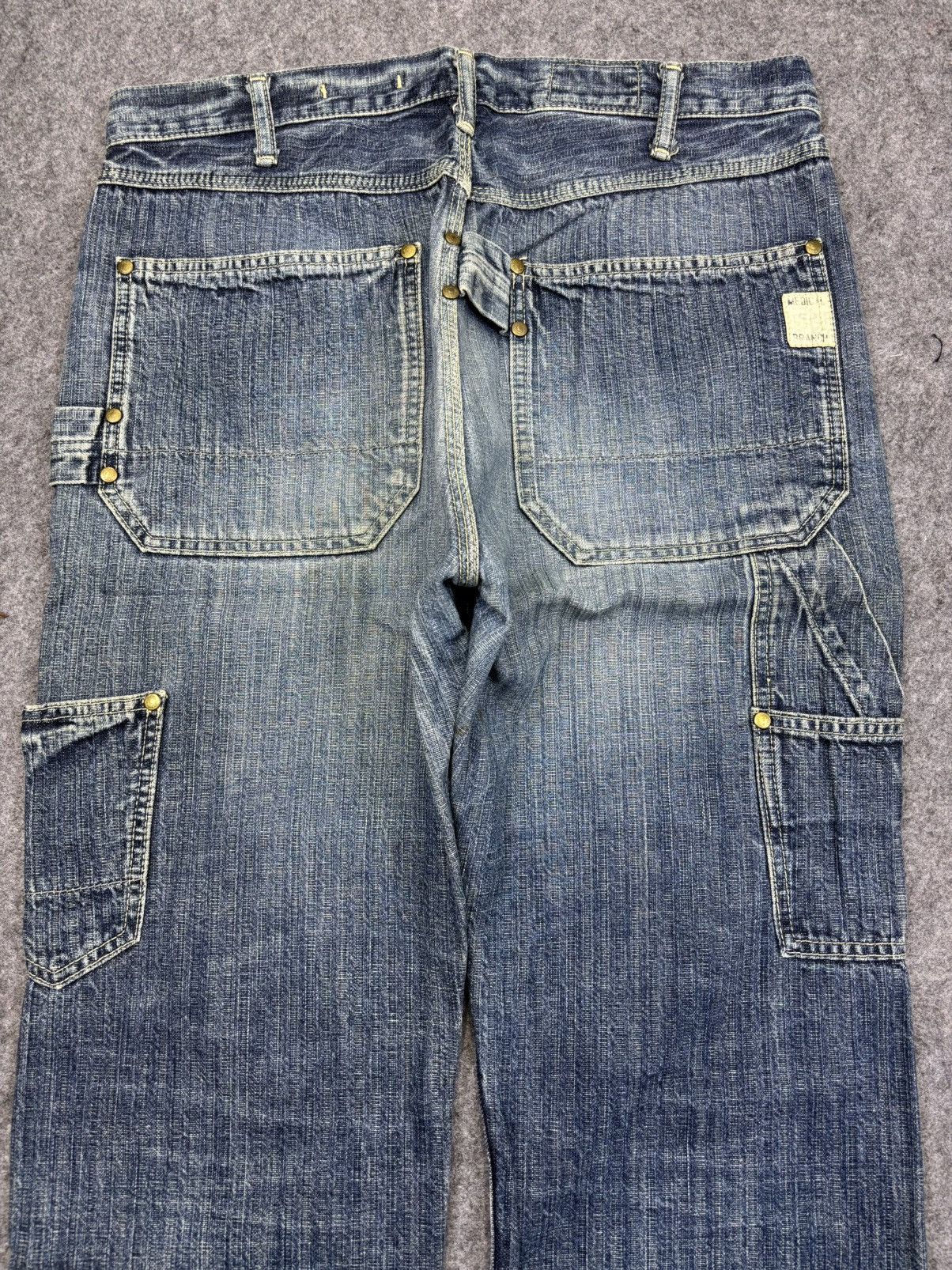 Japanese Brand 💥DOUBLE KNEE💥MEDICAL BRANCH Japan Carpenter Jeans F794 Size US 33 - 8 Thumbnail