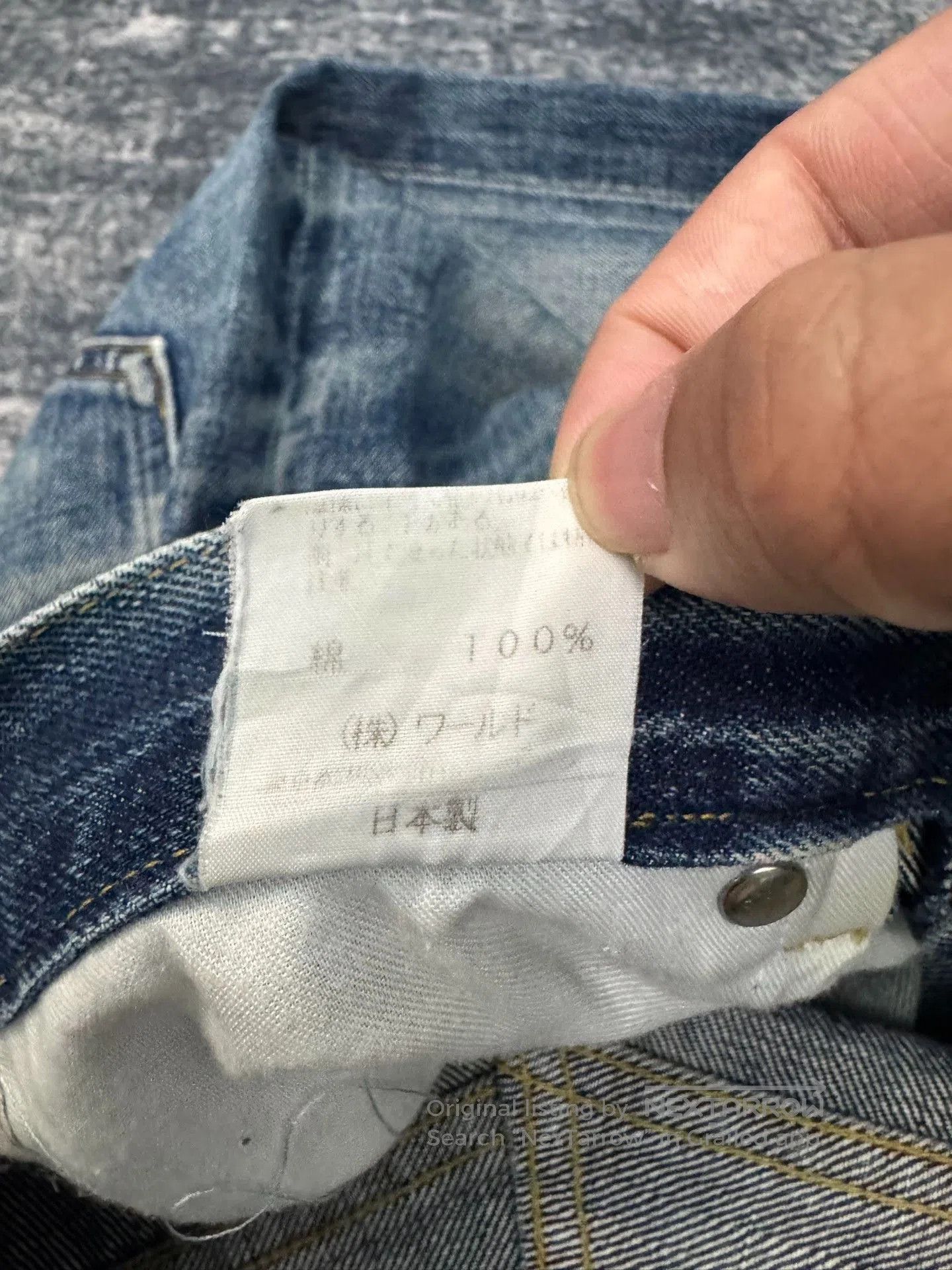 Vintage Vintage TAKO Japan Washed Retro Blue Jeans. Size US 29 - 5 Thumbnail