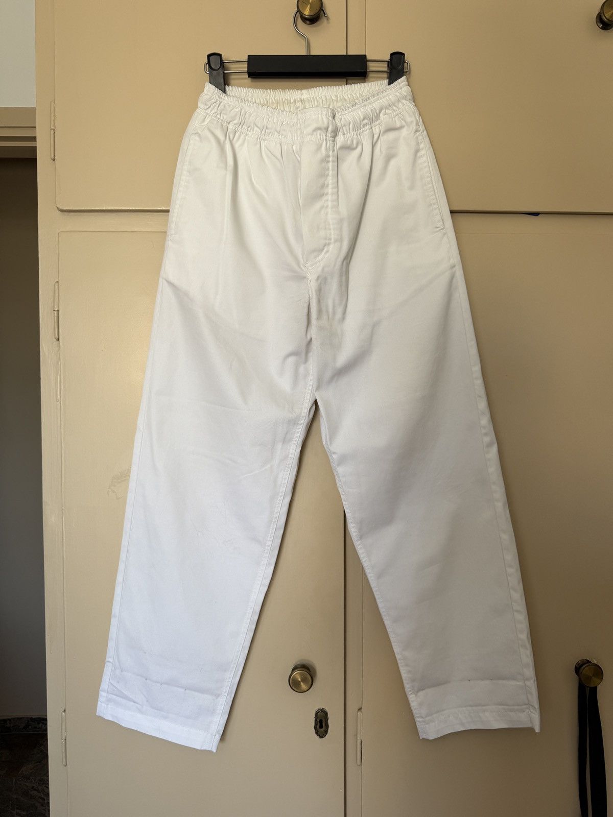 GR10K GR10K White Klopman Capital Trousers Size US 31 - 1 Thumbnail