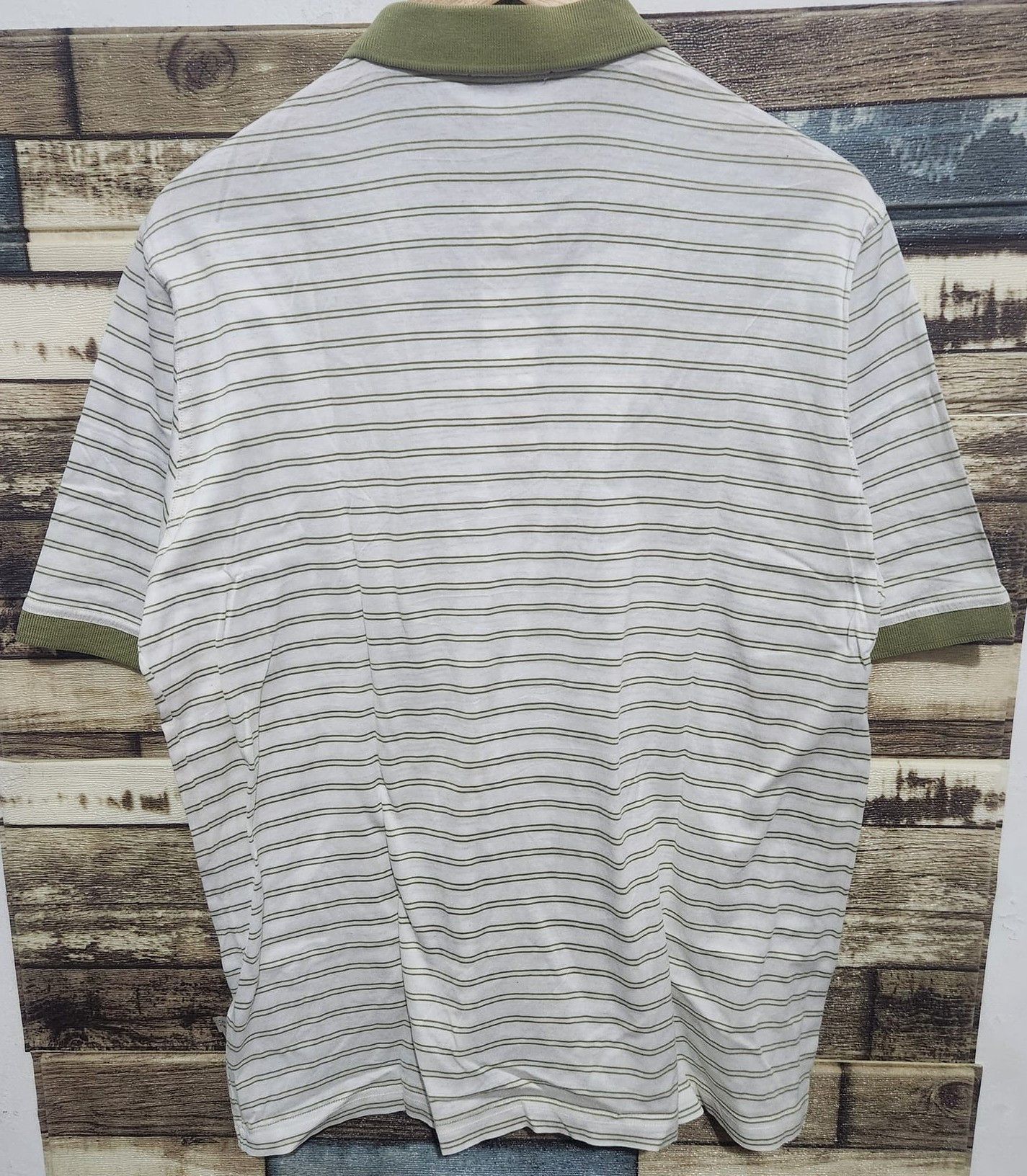 Burberry × Vintage Burberry London Made in Italy Stripe Polo Shirt Size US M / EU 48-50 / 2 - 2 Thumbnail