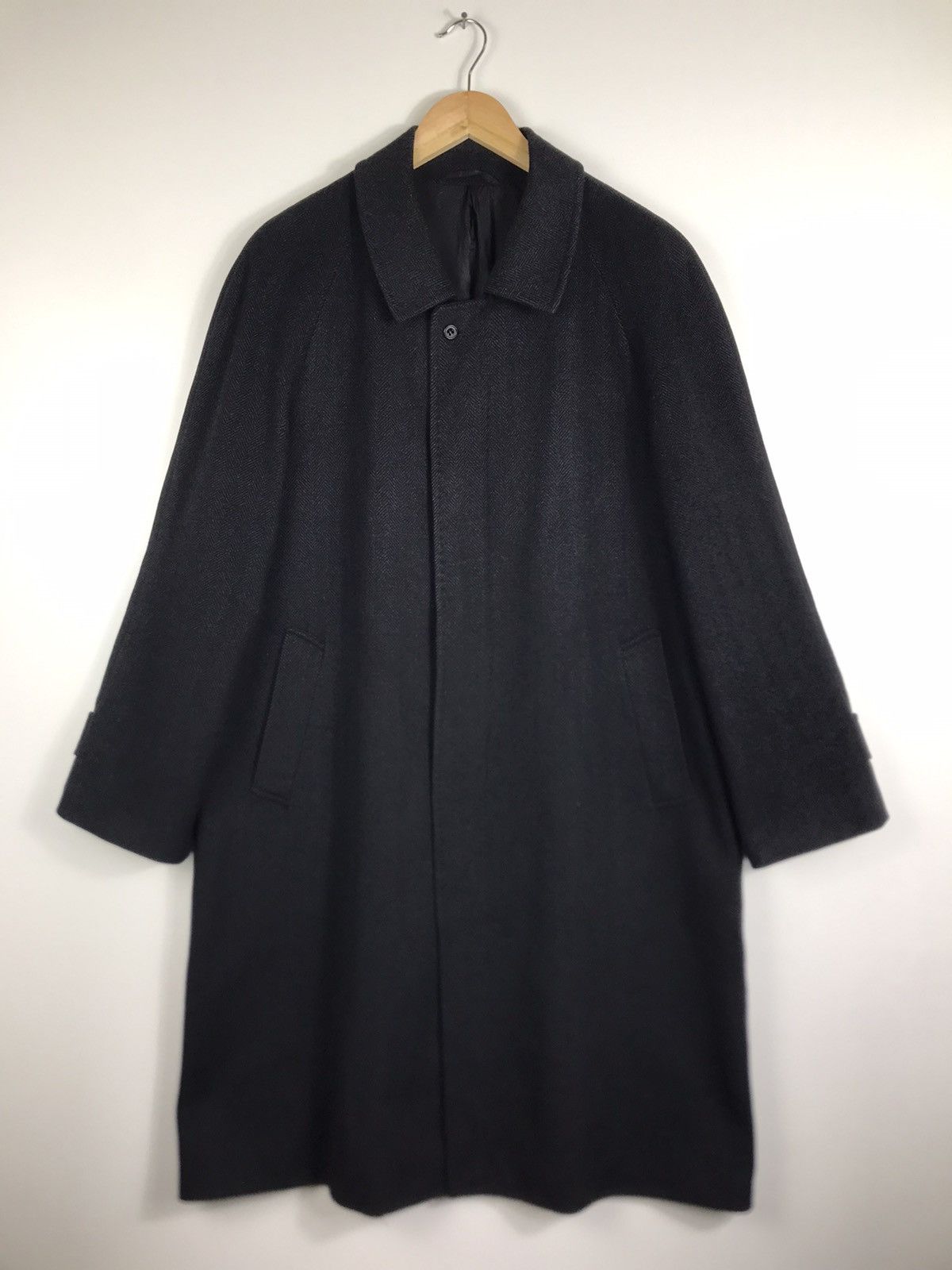 Pierre Balmain ⚡️Vintage Pierre Balmain Wool Button Long Coat Jacket Size US L / EU 52-54 / 3 - 1 Thumbnail