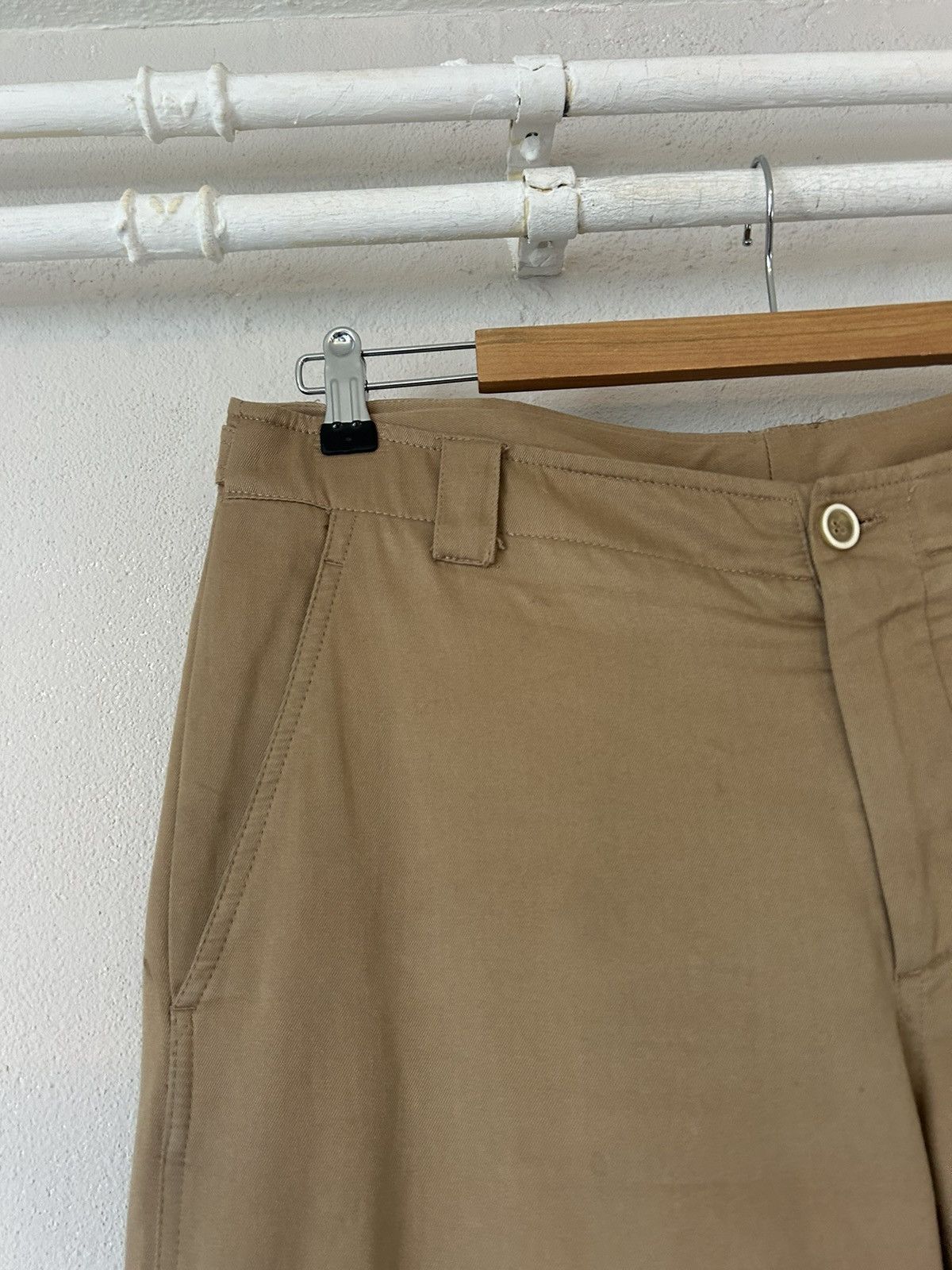 Brunello Cucinelli Brunello Cucinelli Tan Cotton Cargo Pants Size US 34 / EU 50 - 4 Thumbnail