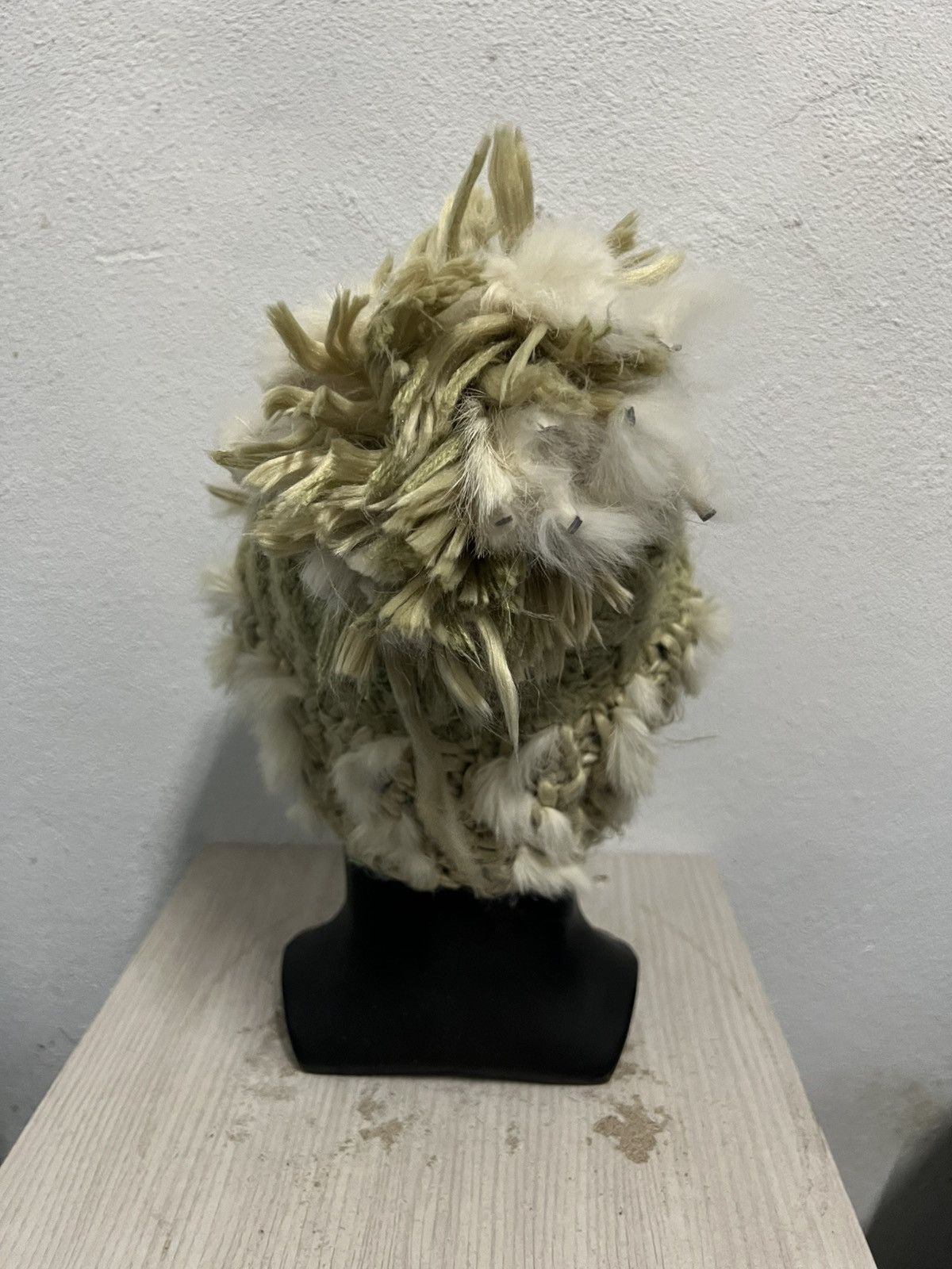 Japanese Brand Japanese Brand iori Fur Beanie Hat Size ONE SIZE - 5 Thumbnail