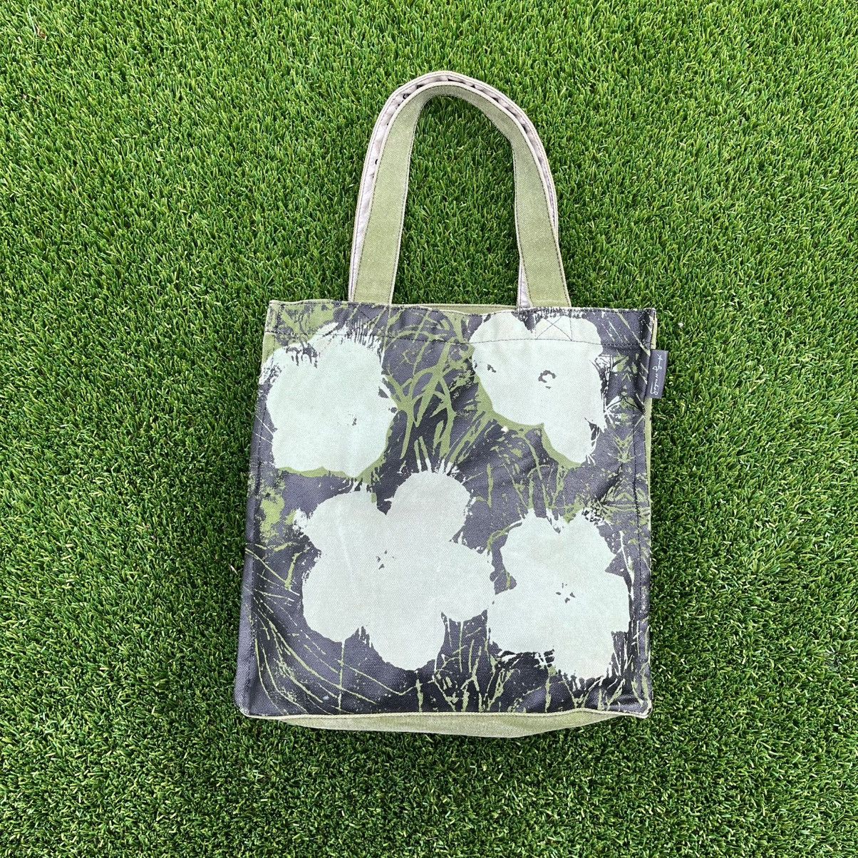 Andy Warhol Green flowers Andy warhol tote Size ONE SIZE - 1 Thumbnail