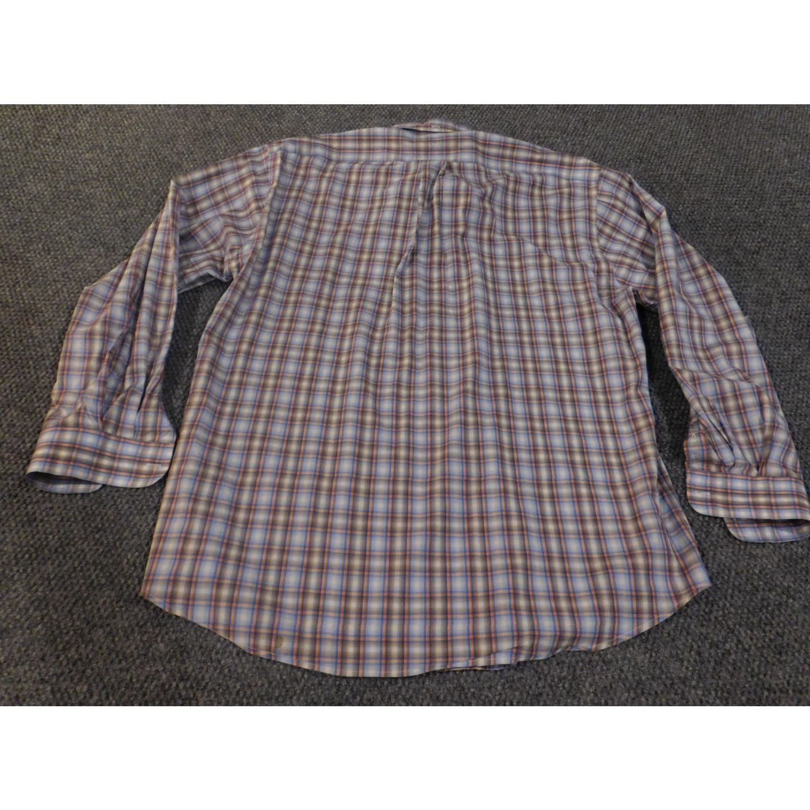 Faconnable Faconnable Shirt Mens Medium Multicolor Plaid Button-Down Relaxed Fit Pocket Shirt Size US M / EU 48-50 / 2 - 6 Thumbnail