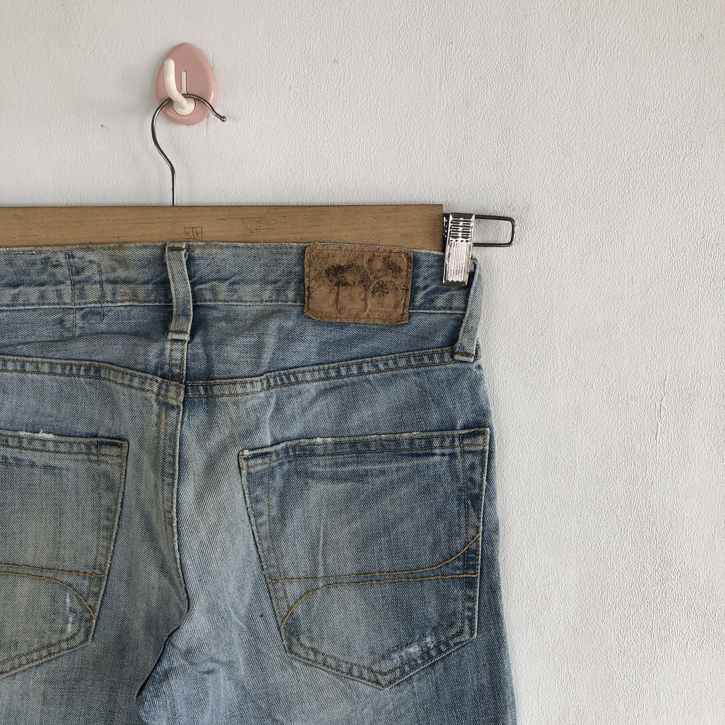 Japanese Brand × Jean Vintage Japanese Wide Leg Jeans Flare Boot Cut Baggy Denim Size 28" / US 6 / IT 42 - 5 Thumbnail
