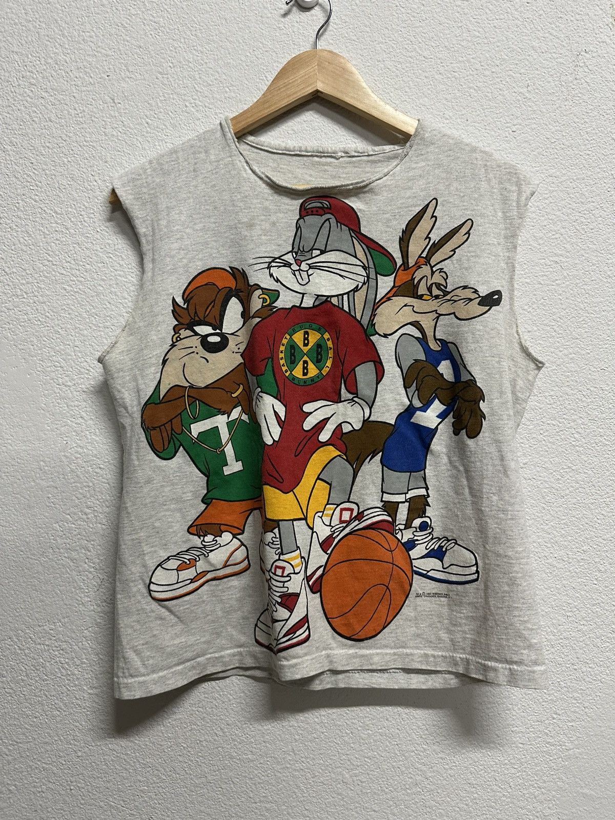 Warner Bros 90s Looney Tunes basketball tank top Size US M / EU 48-50 / 2 - 1 Thumbnail
