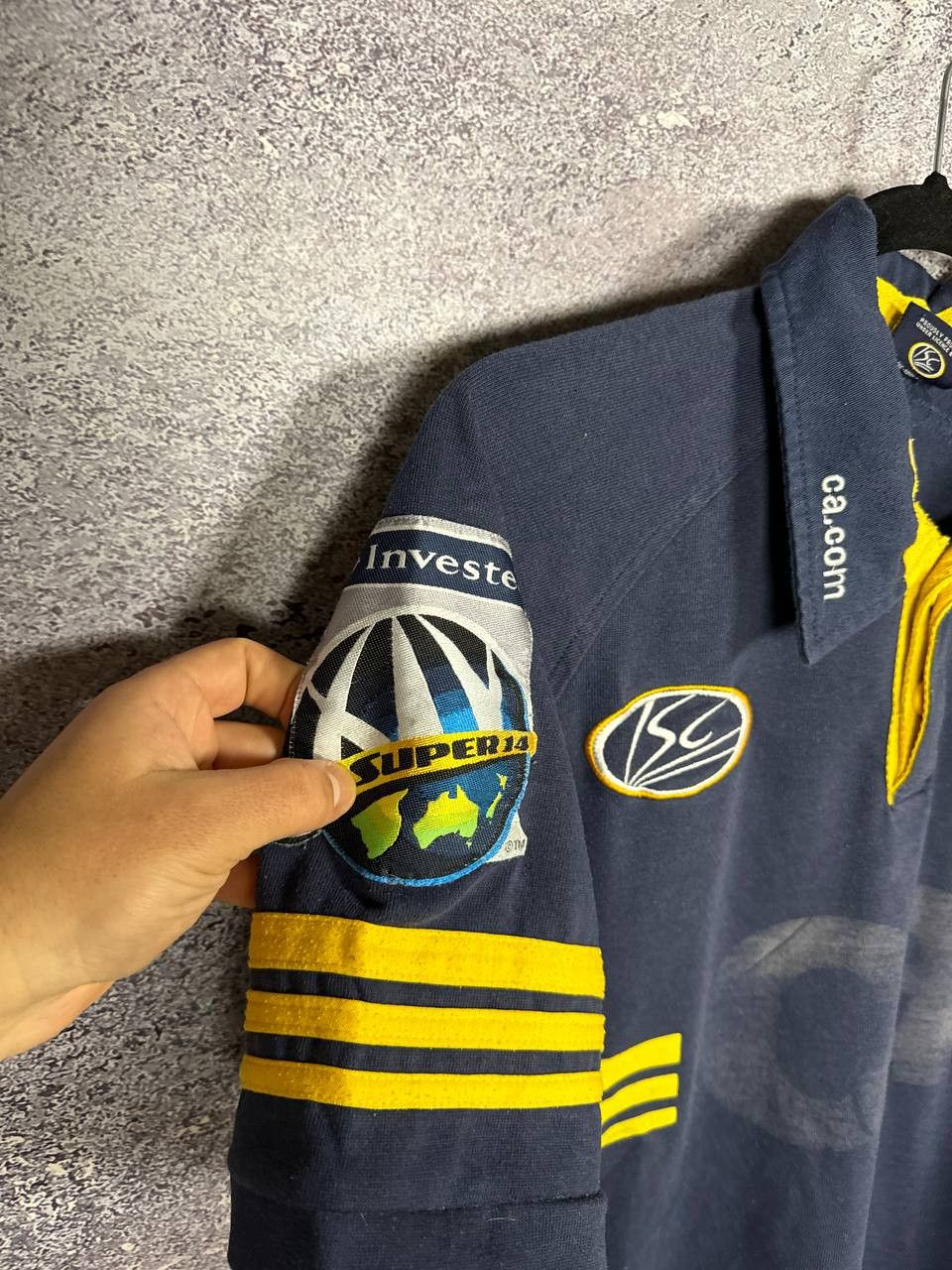 Other Rare Vintage Brumbies Rugby ISC Jersey Blokcore Small Size US S / EU 44-46 / 1 - 7 Thumbnail