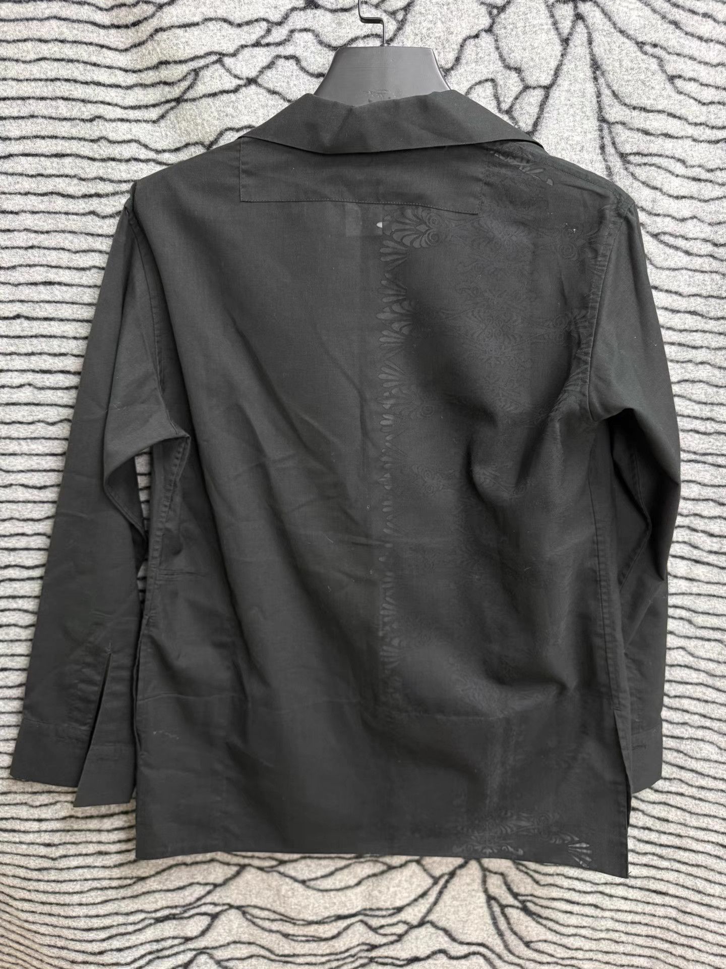 Yohji Yamamoto yohji yamamoto y's Sheer Patterned Shirt K20 Size US L / EU 52-54 / 3 - 5 Thumbnail